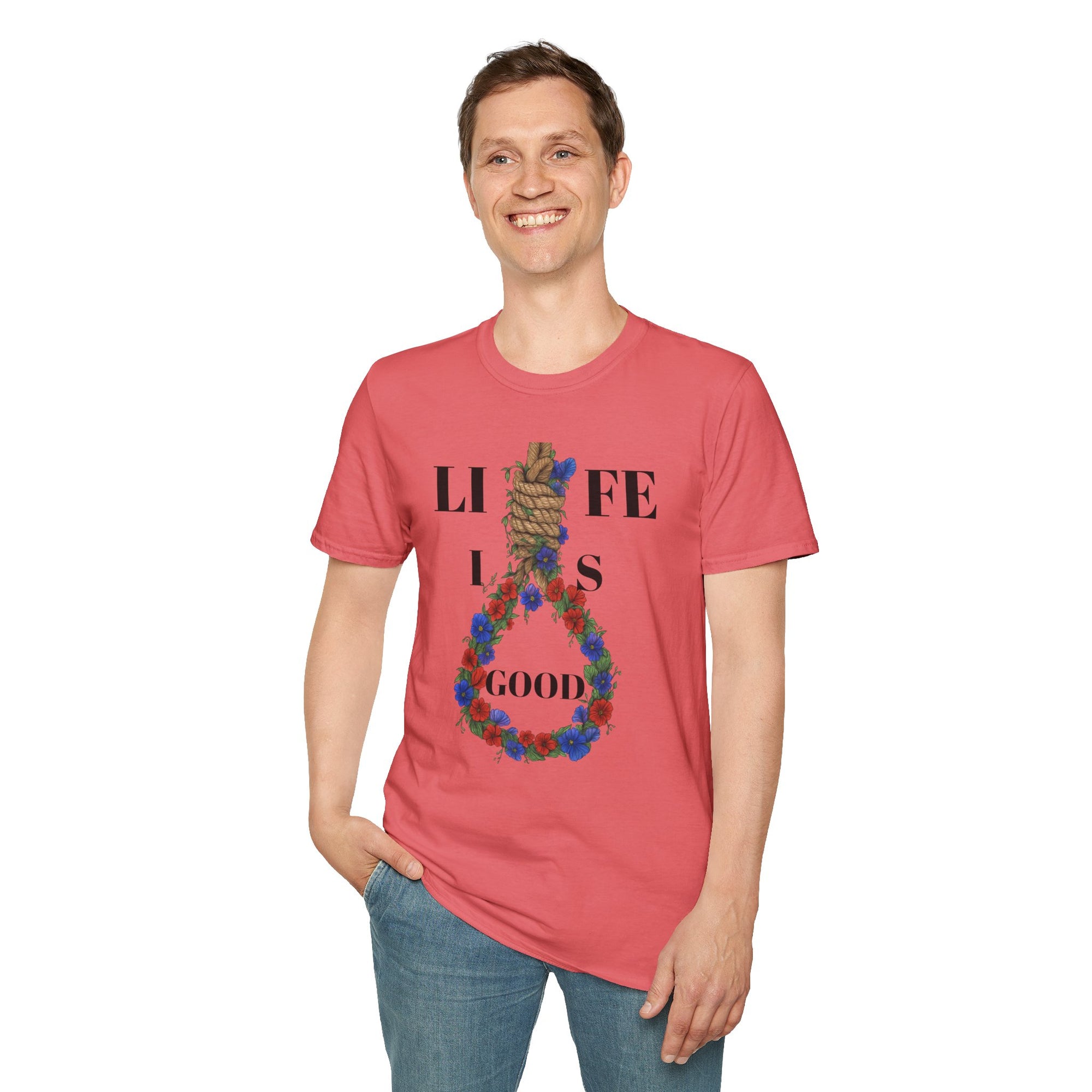 Life Is Good Unisex Softstyle T-Shirt