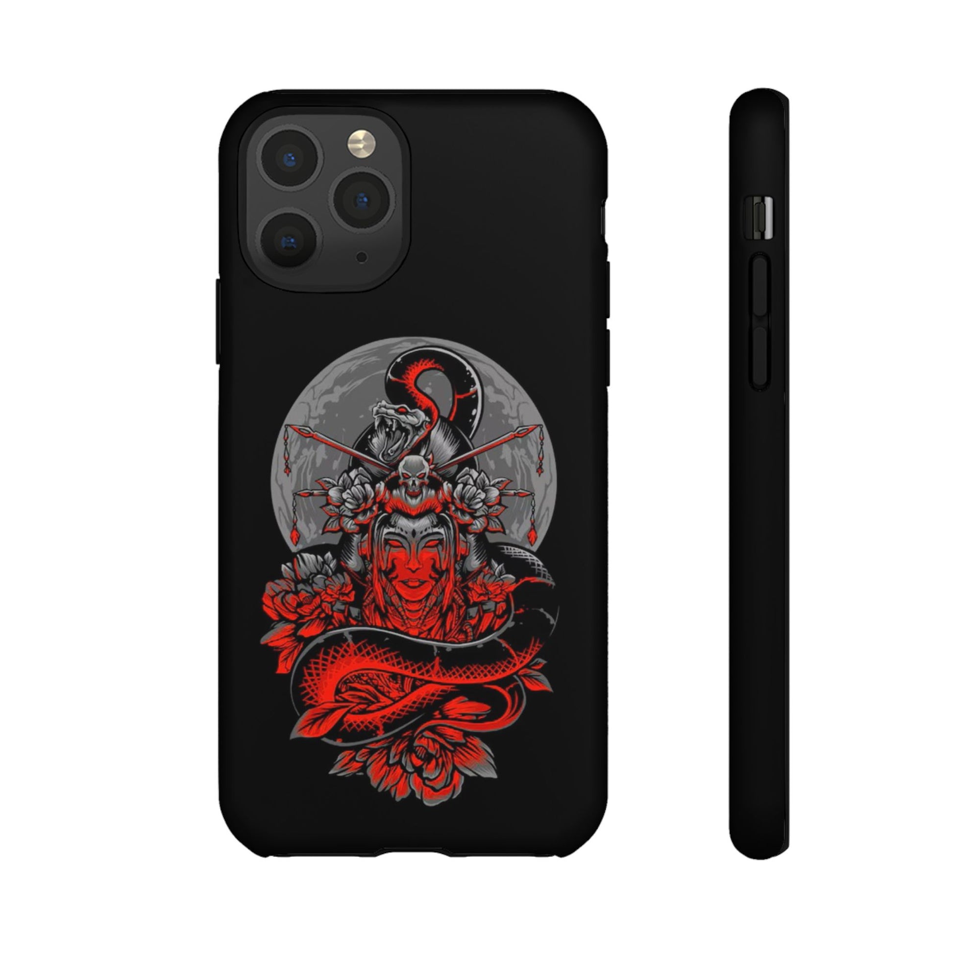 Tough Cases for iPhone, Dragon & Warrior Design, Durable Phone Protection, Perfect Gift for Tech Lovers, Unique Gifting