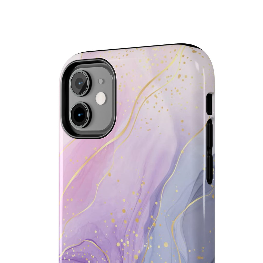 Elegant Abstract Tough Phone Cases for Stylish Protection, Gift for Her, Phone Accessories, Lavender Marble Design, Phone Cover for [...]