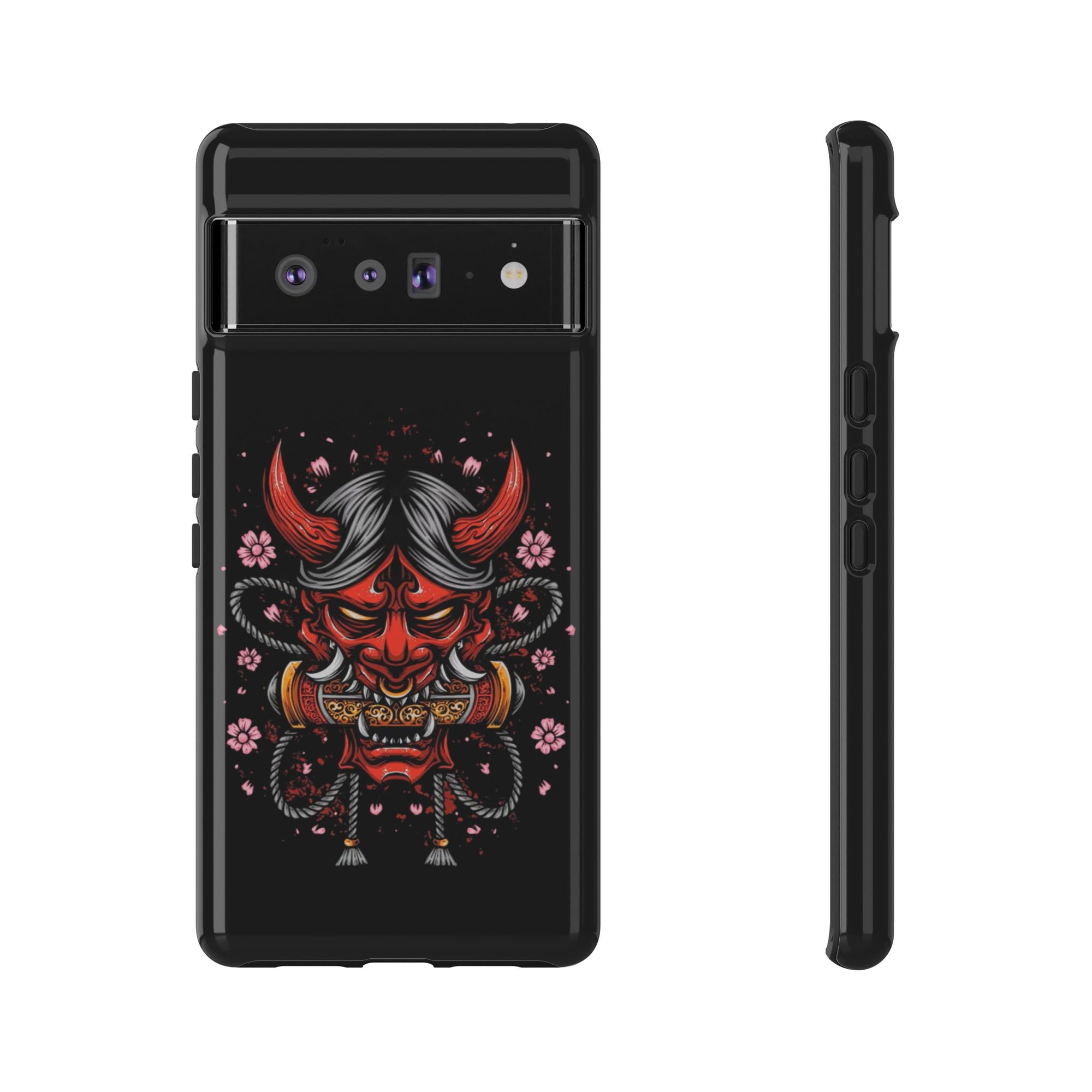 Tough Cases: Fierce Demon Phone Case, Edgy Phone Cover, Protect Your Device, Gift for Anime Fans, Unique Artwork Case