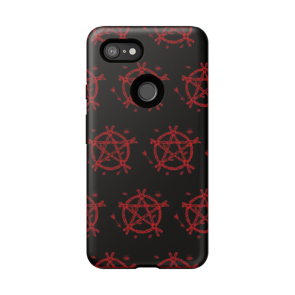 Anarchist iPhone Case, Tough Phone Cover, Punk Style Accessory, Unique Gift for Rebels, Goth Aesthetic Phone Case