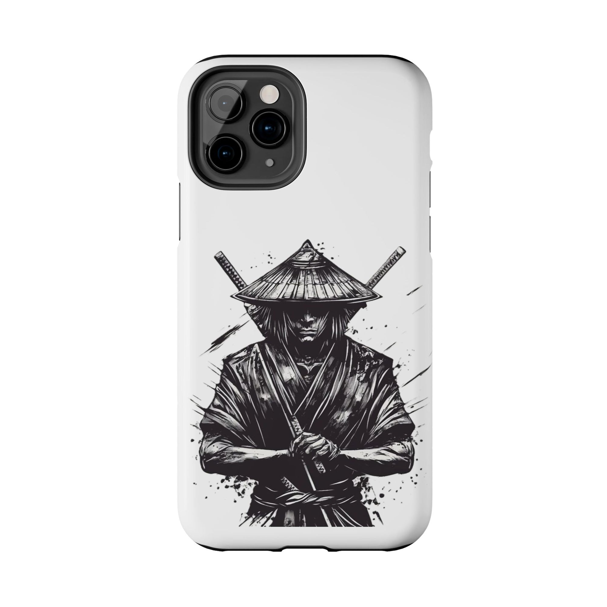 Samurai Tough Phone Cases, Rugged Smartphone Accessories, Durable Covers for Men, Unique Gifts for Him, Japanese Warrior Design