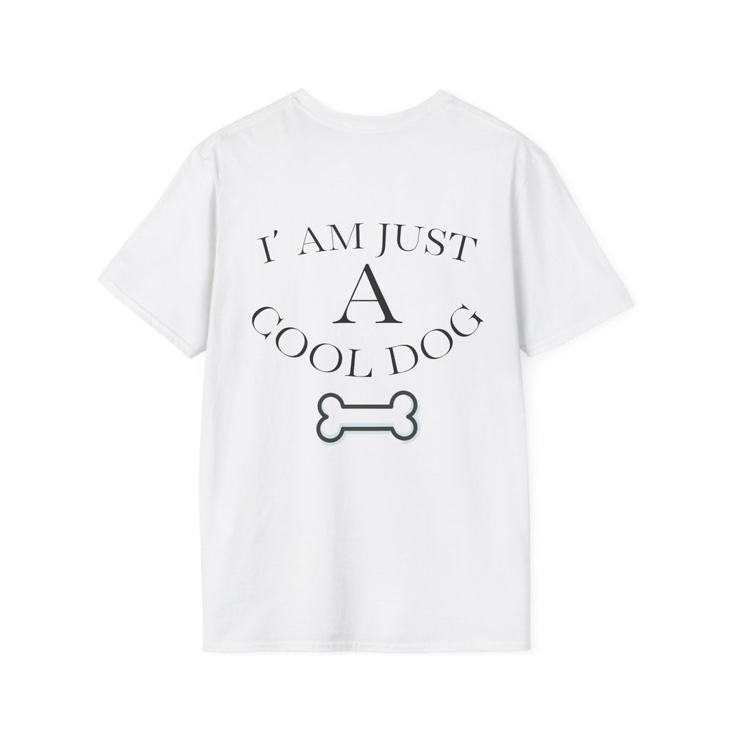 Cool Dog Graphic Tee | Unisex Softstyle T-Shirt, Funny Pet Lover Gift, Dog Dad Shirt, Casual Wear, Gift for Animal Lovers