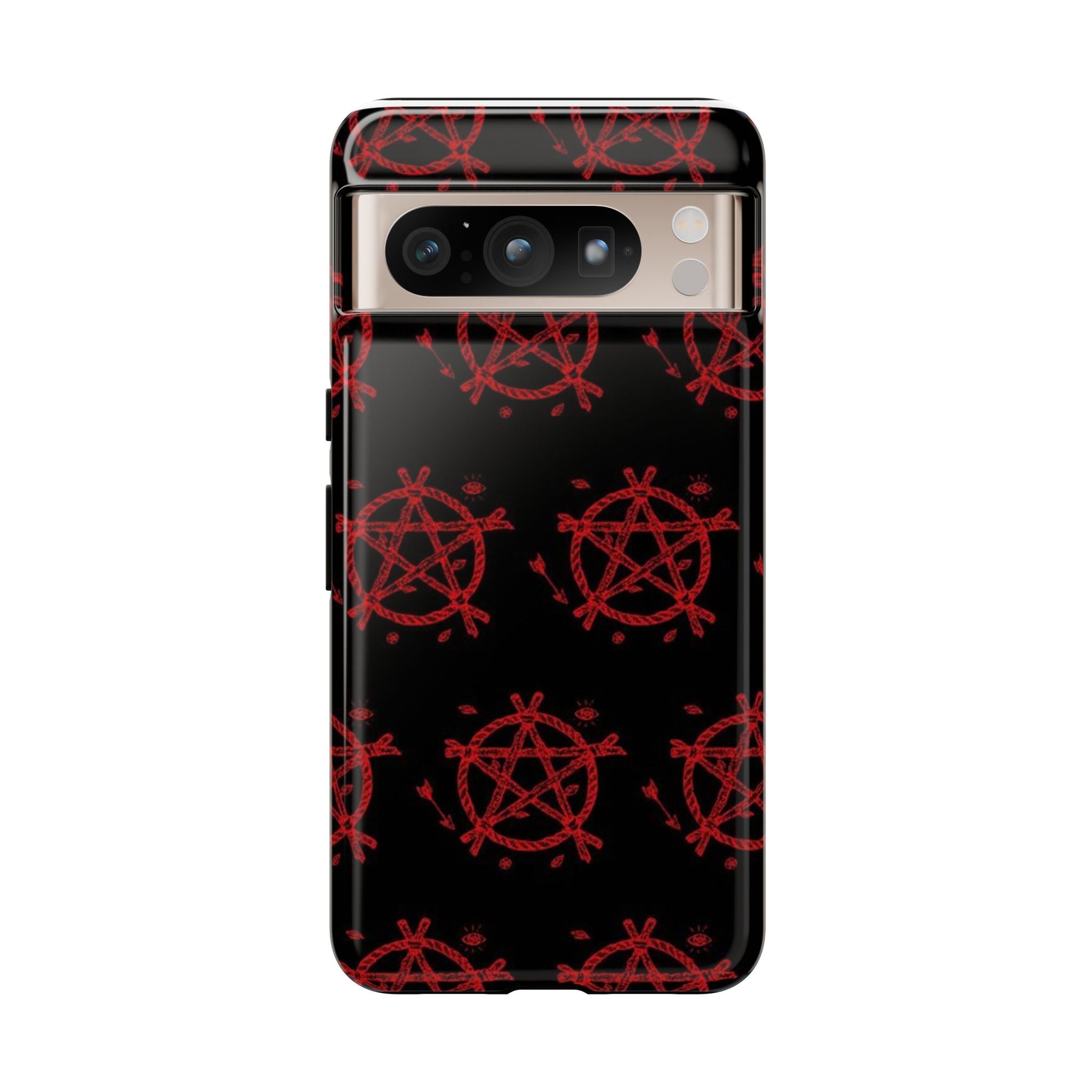 Anarchist iPhone Case, Tough Phone Cover, Punk Style Accessory, Unique Gift for Rebels, Goth Aesthetic Phone Case