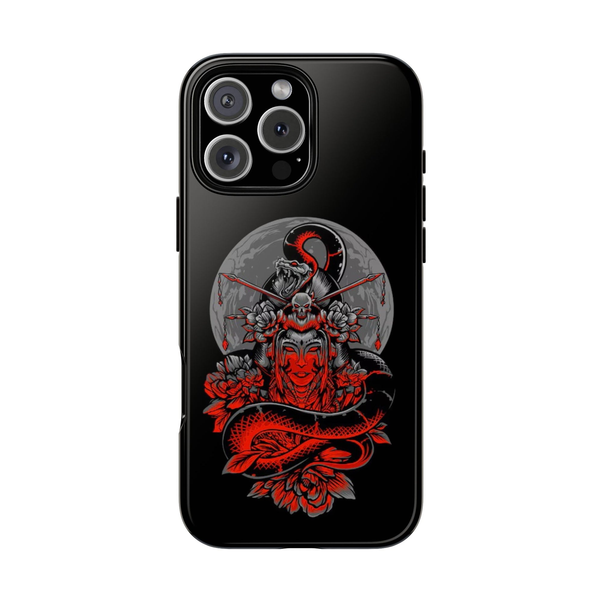 Tough Cases for iPhone, Dragon & Warrior Design, Durable Phone Protection, Perfect Gift for Tech Lovers, Unique Gifting