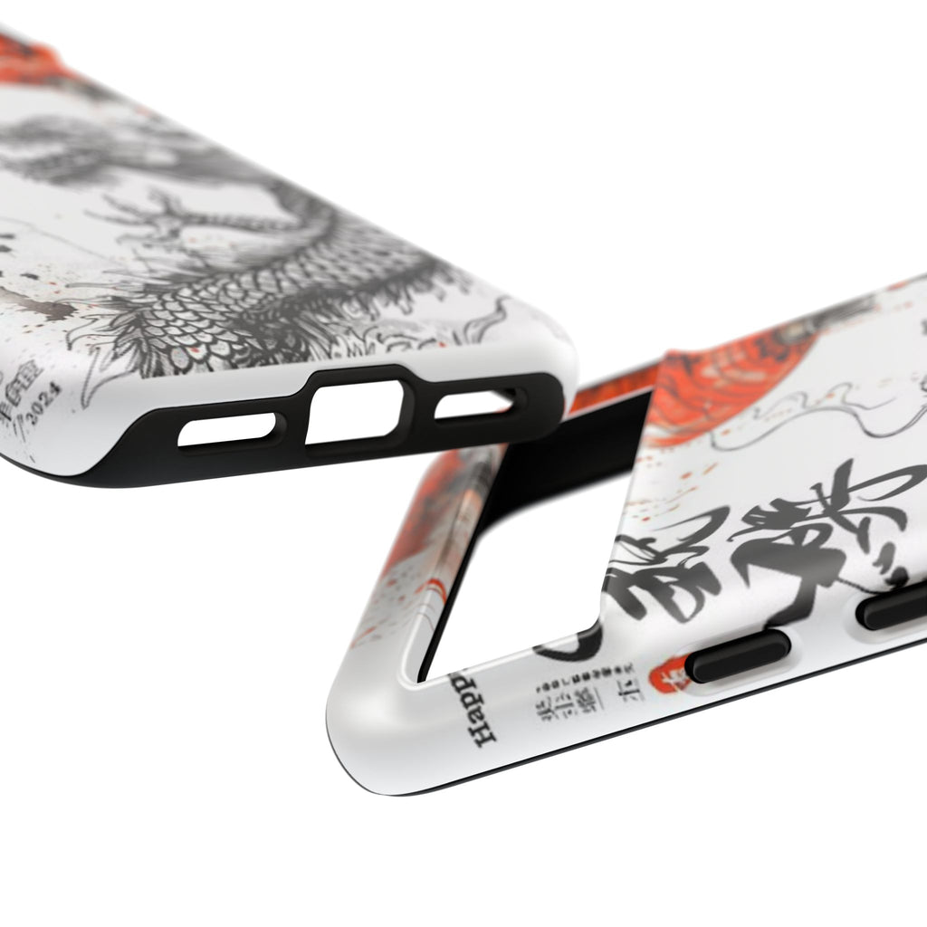 Dragon Design Phone Case, Tough Cases with Chinese Art for Unique Style, Gift for Art Lovers, Phone Protection, Trendy Accessories