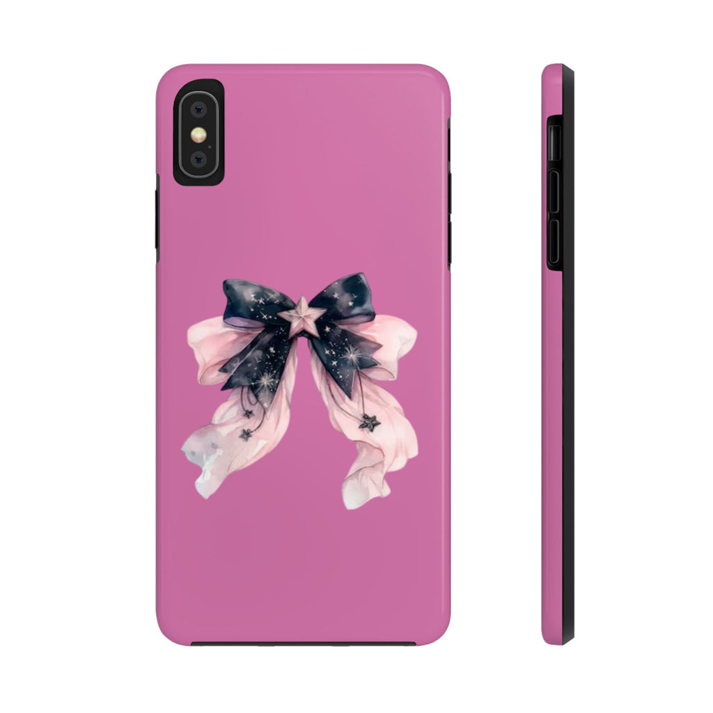 Pink Ribbon Tough Phone Cases, Galaxy Phone Covers, Chic Phone Protection, Ideal Gift for Her, Stylish Tech Accessories