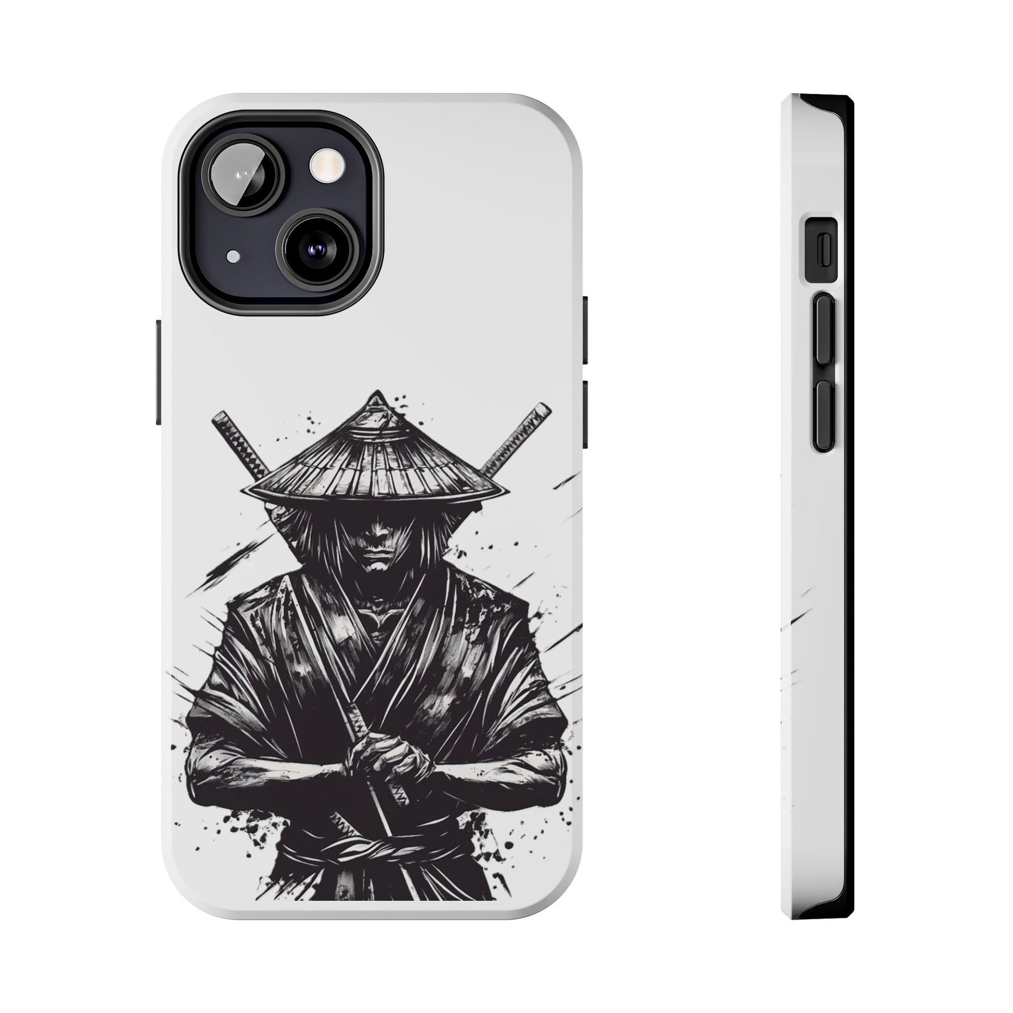 Samurai Tough Phone Cases, Rugged Smartphone Accessories, Durable Covers for Men, Unique Gifts for Him, Japanese Warrior Design