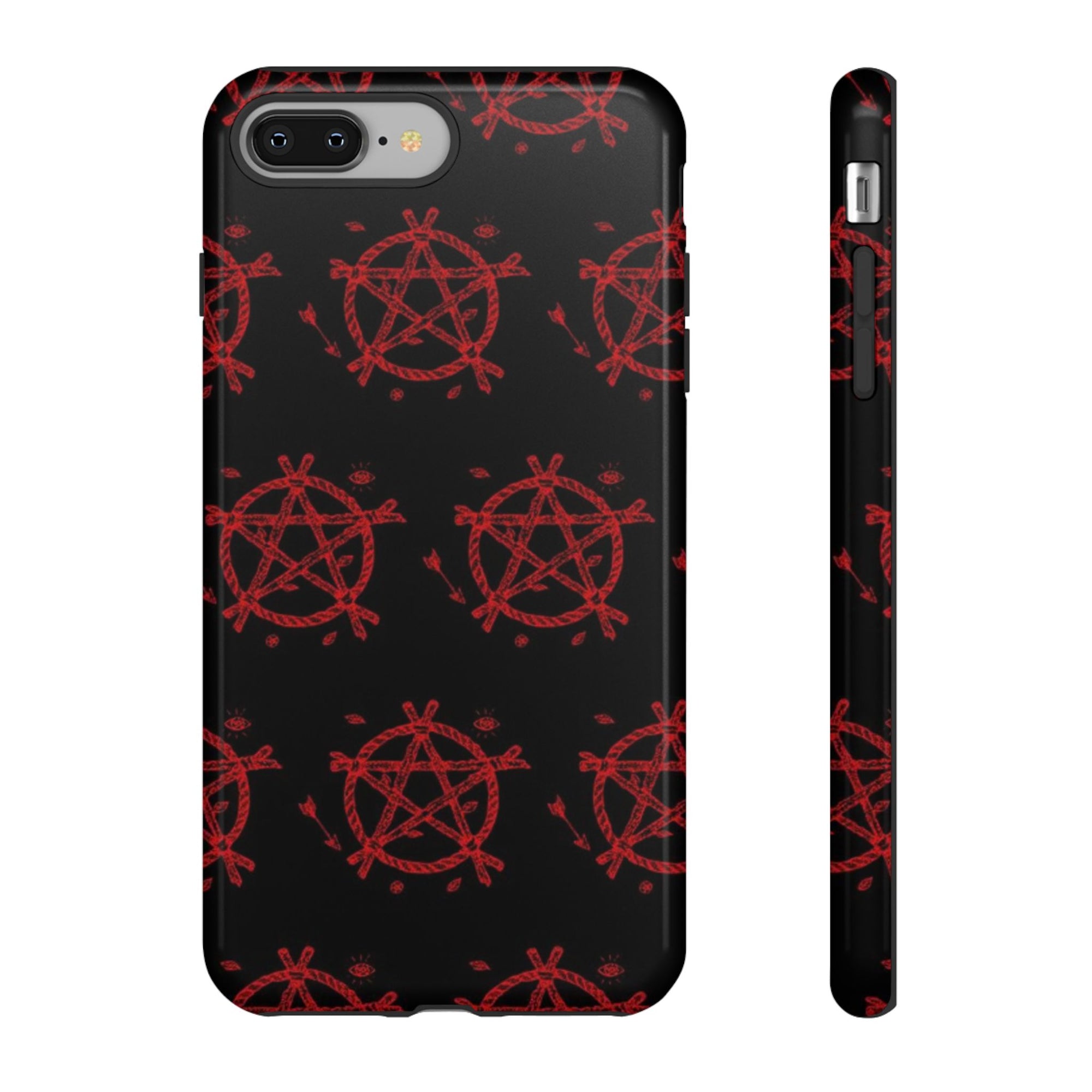 Anarchist iPhone Case, Tough Phone Cover, Punk Style Accessory, Unique Gift for Rebels, Goth Aesthetic Phone Case
