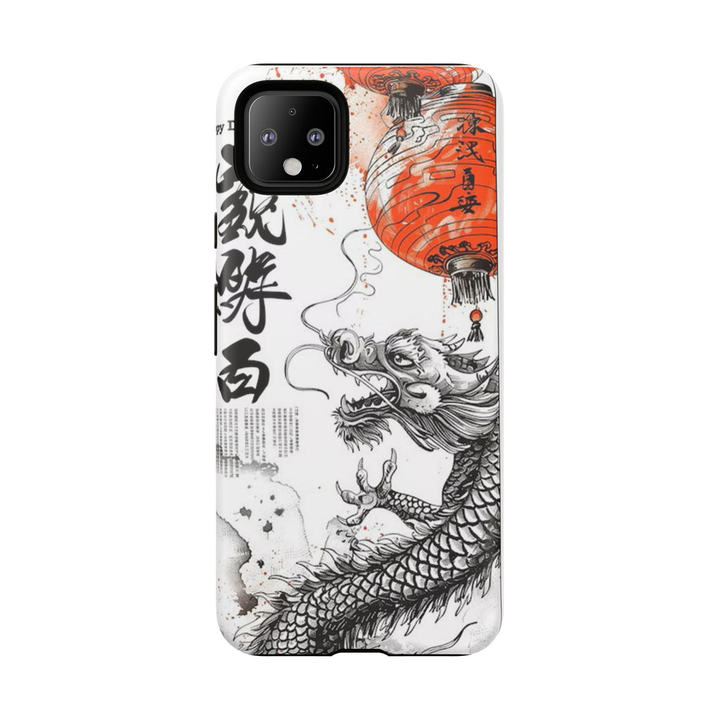 Dragon Design Phone Case, Tough Cases with Chinese Art for Unique Style, Gift for Art Lovers, Phone Protection, Trendy Accessories
