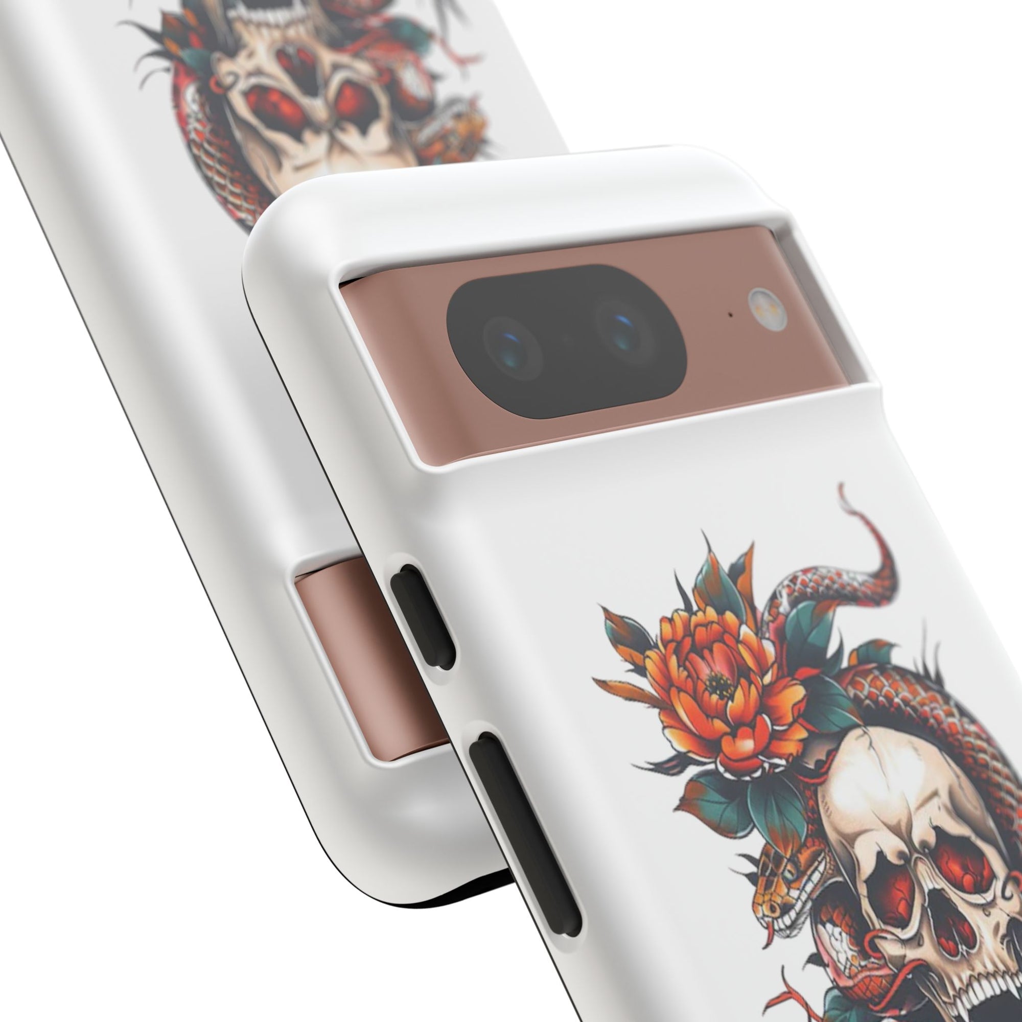 Tough Cases: Skull and Snake Phone Cases, Edgy Accessories, Alternative Fashion, Quirky Gift Ideas, Gothic Style