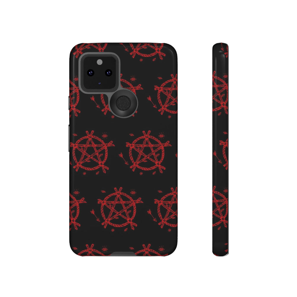 Anarchist iPhone Case, Tough Phone Cover, Punk Style Accessory, Unique Gift for Rebels, Goth Aesthetic Phone Case