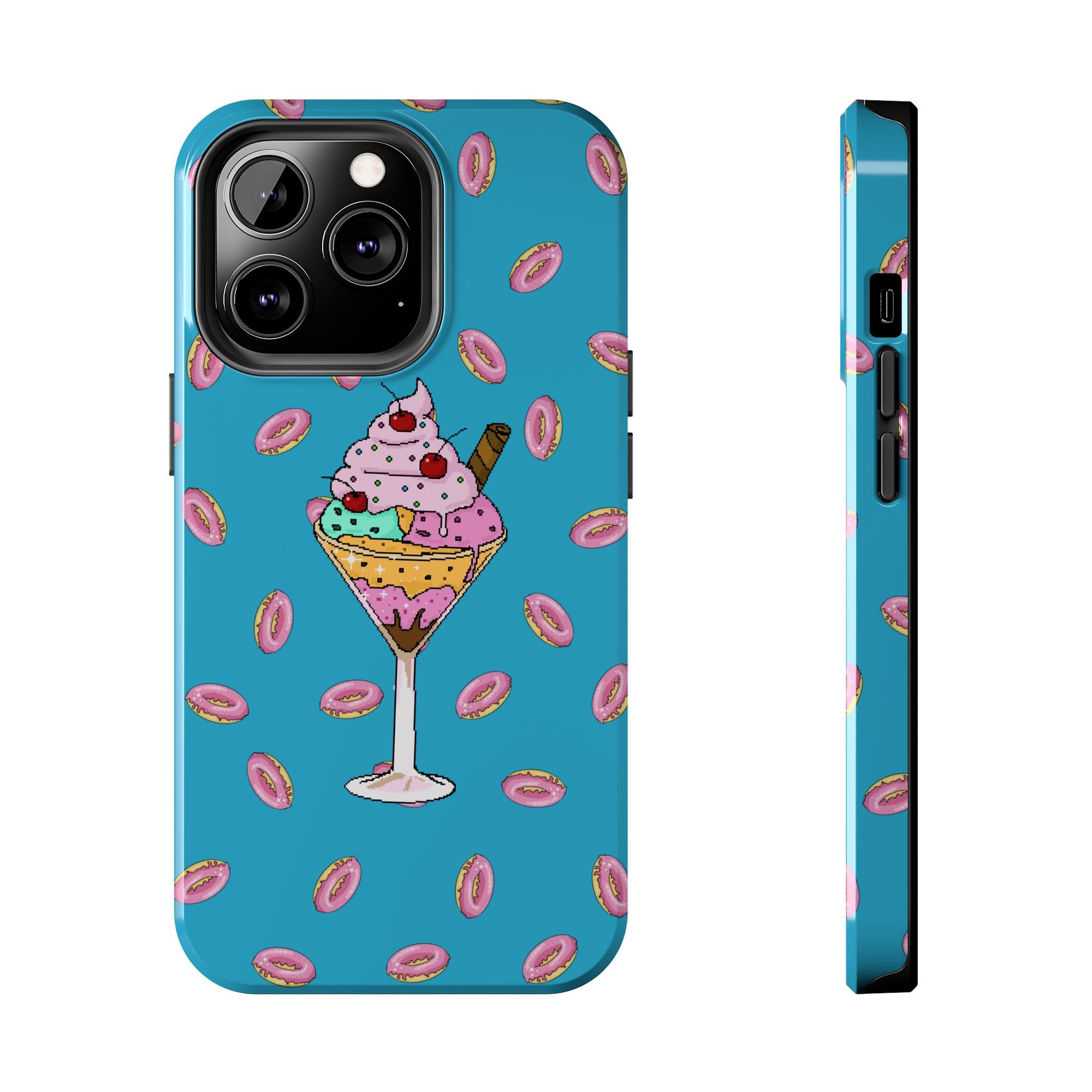 Cute Dessert Phone Cases, Fun iPhone Covers, Quirky Phone Accessories, Donut Lovers Gift, Ice Cream Phone Protector