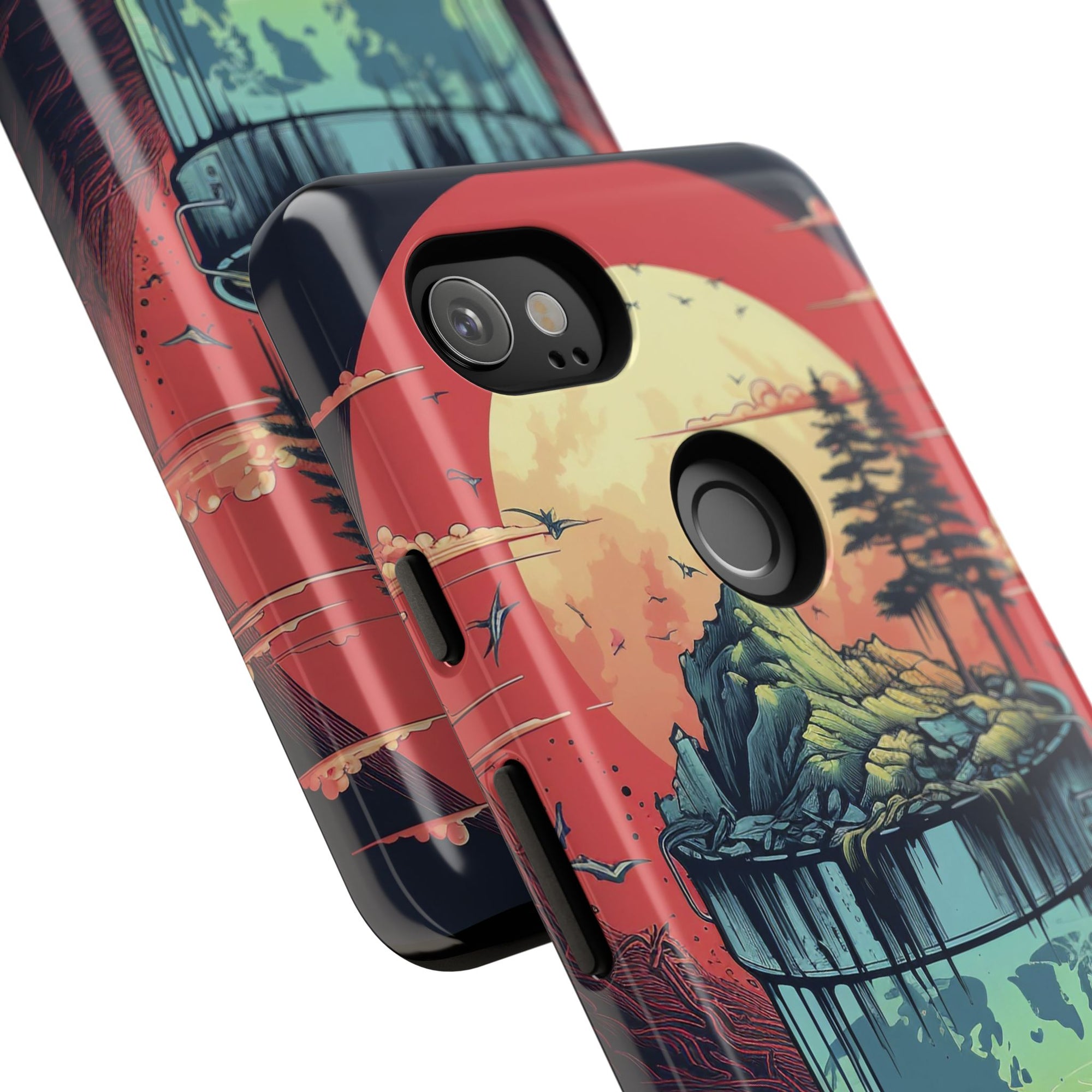 Vibrant Nature-Themed Phone Case, Tough Cases for Adventurers, Eco-Friendly, Trendy Phone Accessory, Great Gift for Nature Lovers