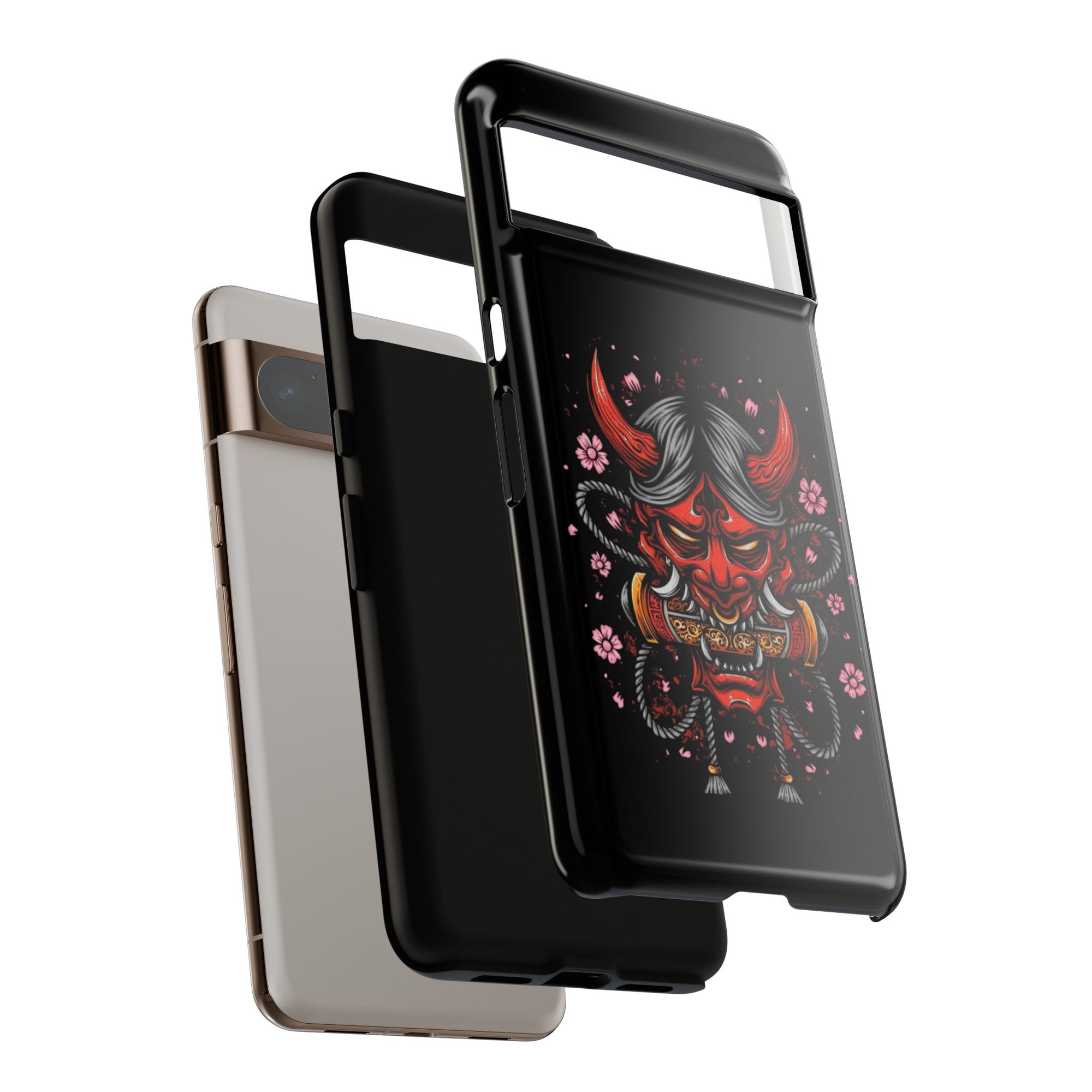 Tough Cases: Fierce Demon Phone Case, Edgy Phone Cover, Protect Your Device, Gift for Anime Fans, Unique Artwork Case
