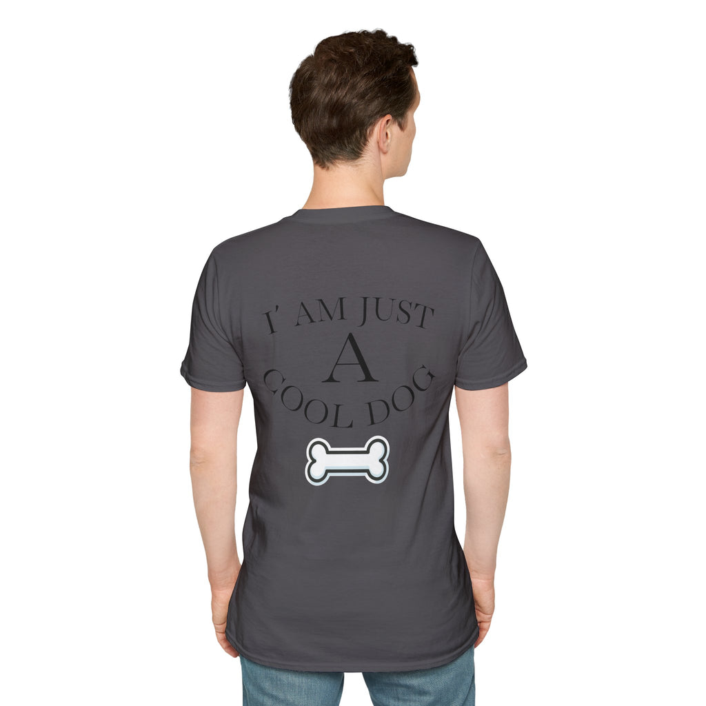 Cool Dog Graphic Tee | Unisex Softstyle T-Shirt, Funny Pet Lover Gift, Dog Dad Shirt, Casual Wear, Gift for Animal Lovers