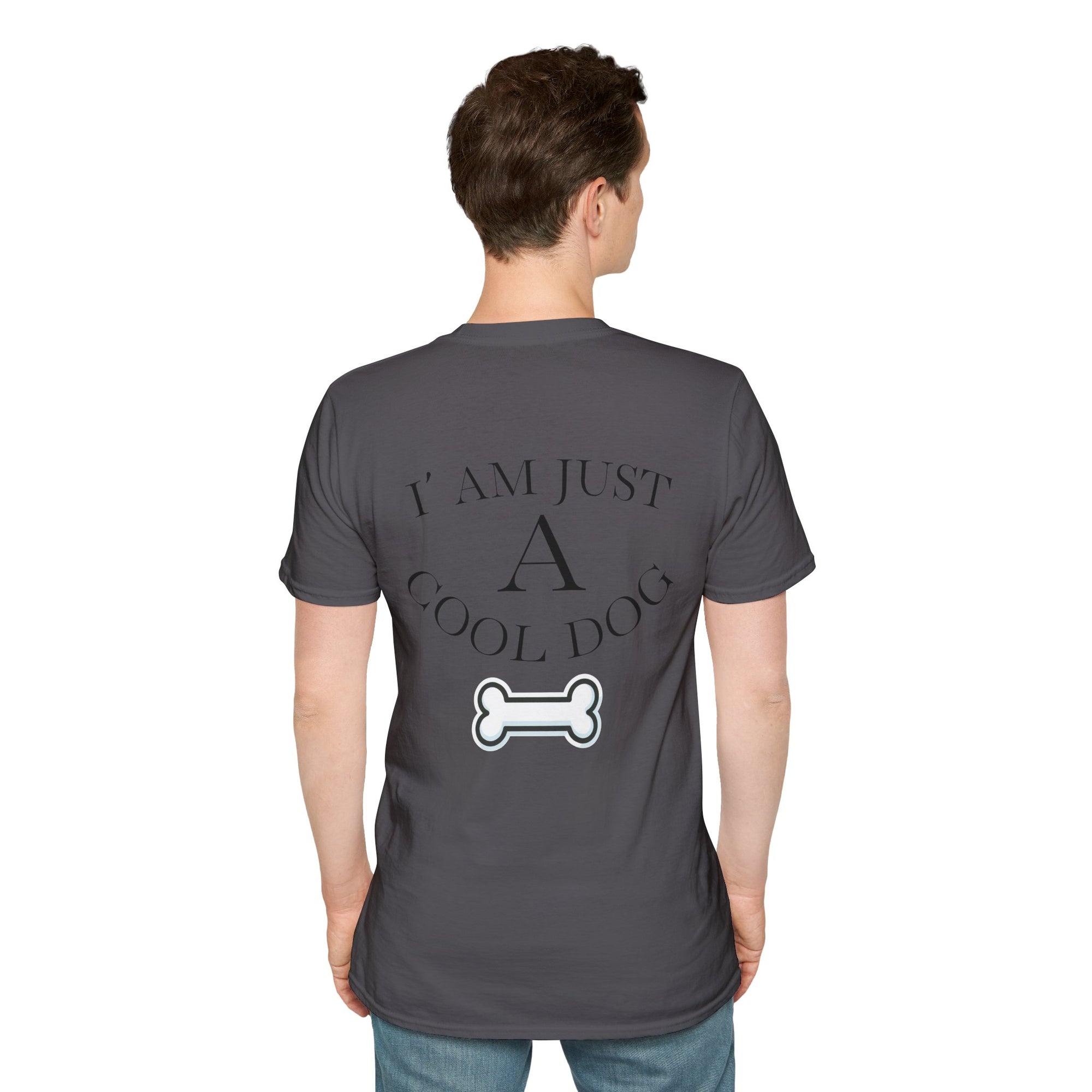 Cool Dog Graphic Tee | Unisex Softstyle T-Shirt, Funny Pet Lover Gift, Dog Dad Shirt, Casual Wear, Gift for Animal Lovers