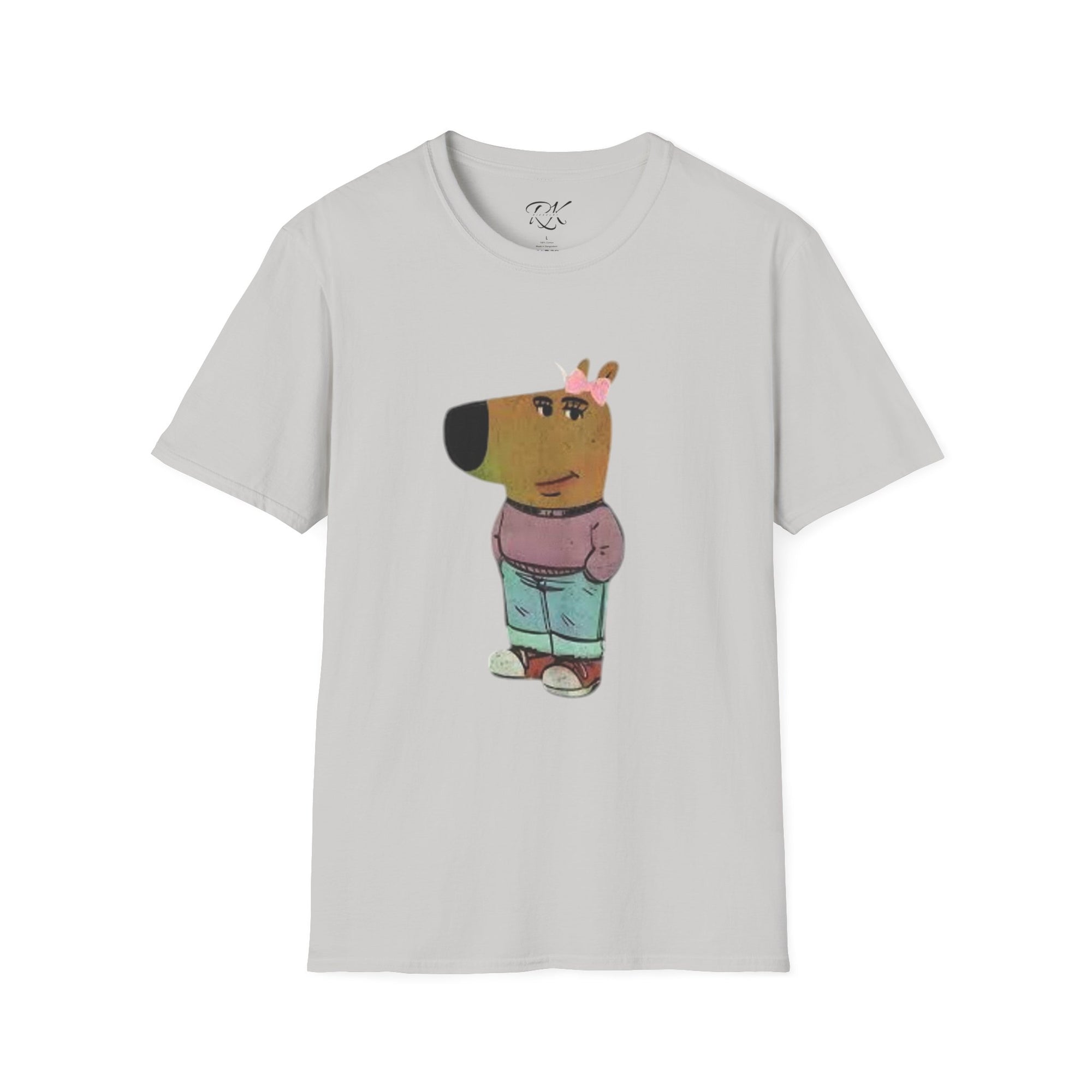 Whimsical Dog Art Unisex T-Shirt - Cute Pet Lover Gift, Casual Wear, Animal Themed Apparel, Fun Gift for Dog Owners