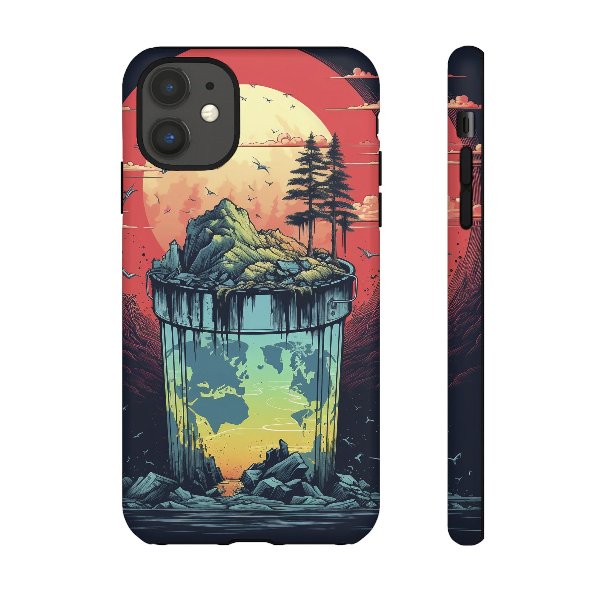 Vibrant Nature-Themed Phone Case, Tough Cases for Adventurers, Eco-Friendly, Trendy Phone Accessory, Great Gift for Nature Lovers