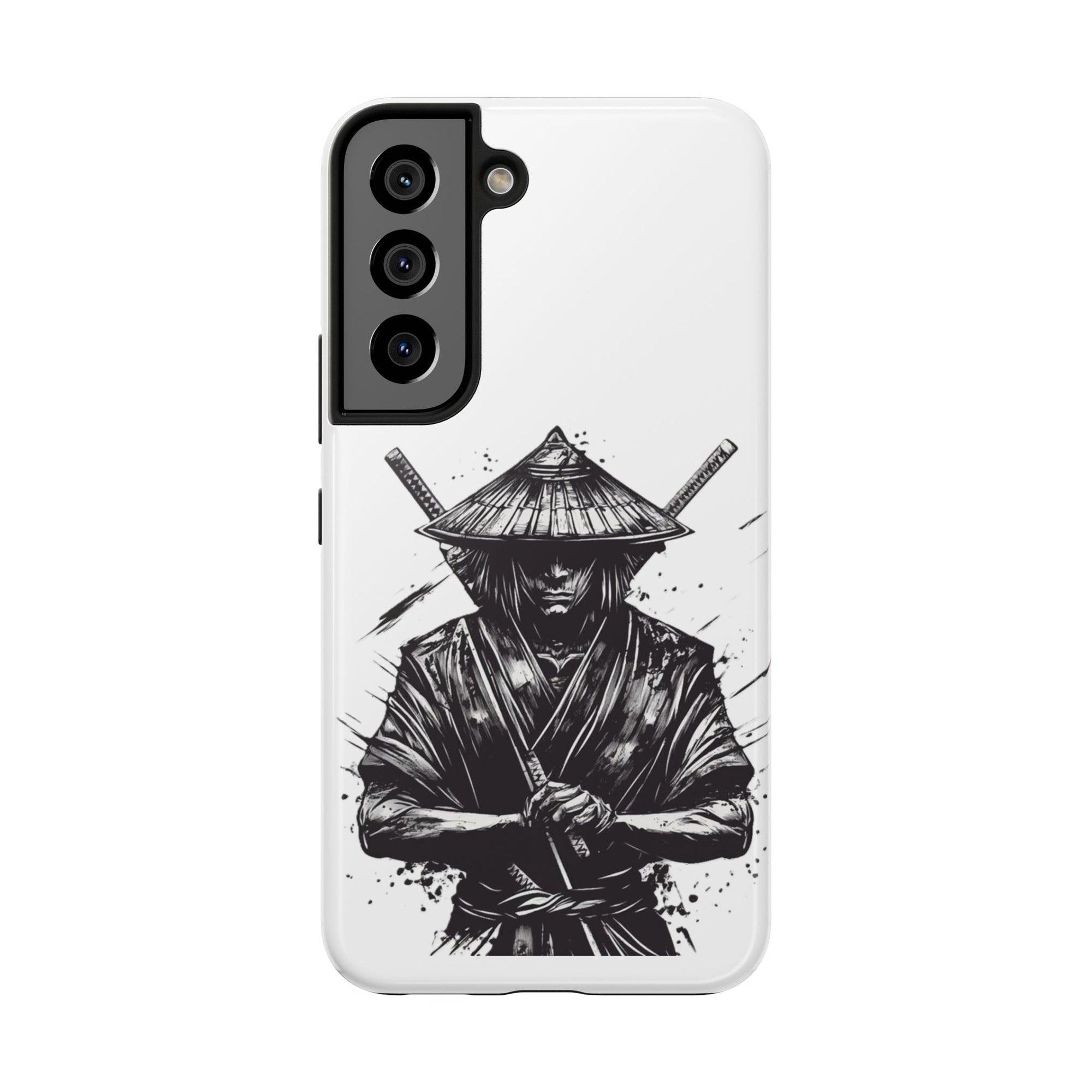 Samurai Tough Phone Cases, Rugged Smartphone Accessories, Durable Covers for Men, Unique Gifts for Him, Japanese Warrior Design