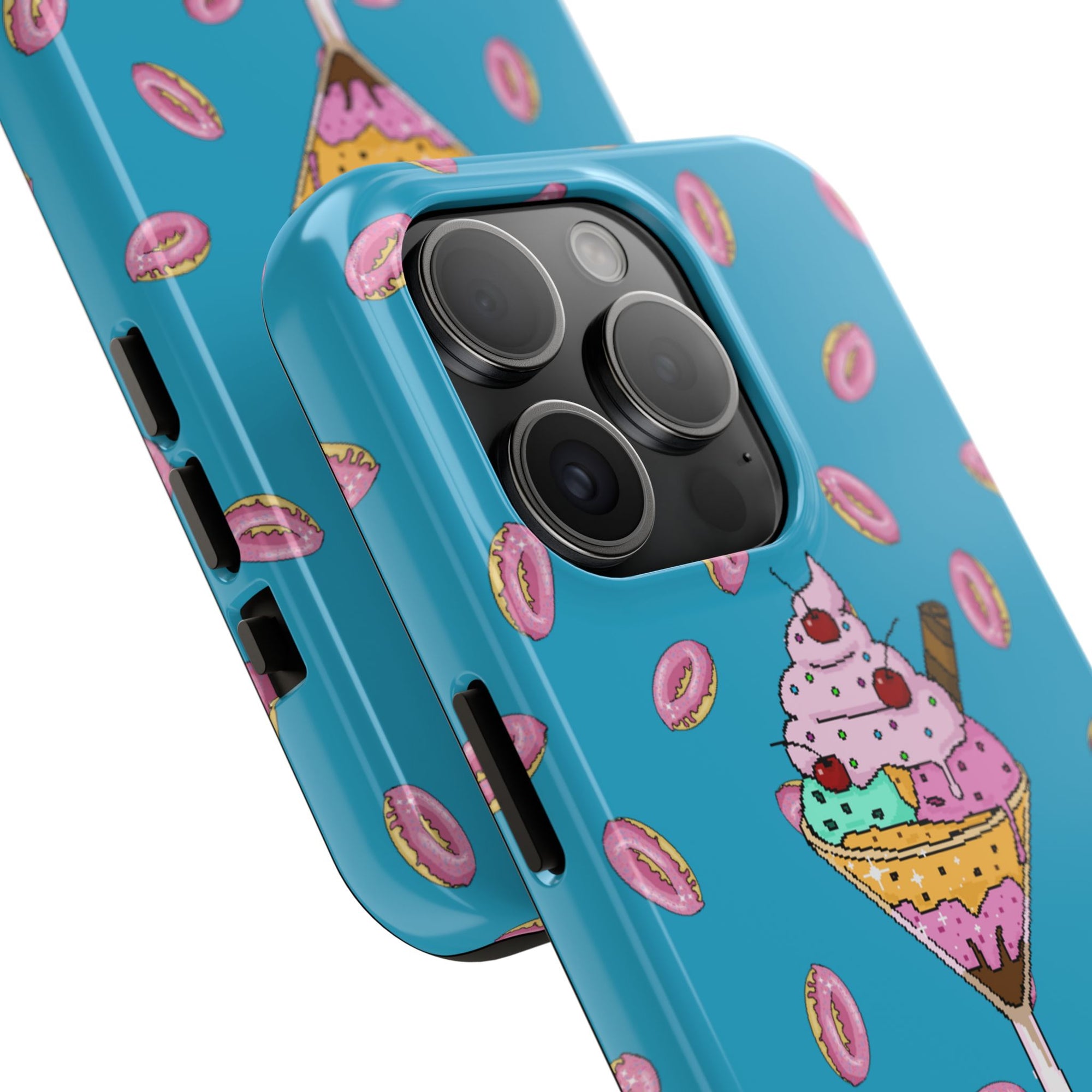 Cute Dessert Phone Cases, Fun iPhone Covers, Quirky Phone Accessories, Donut Lovers Gift, Ice Cream Phone Protector