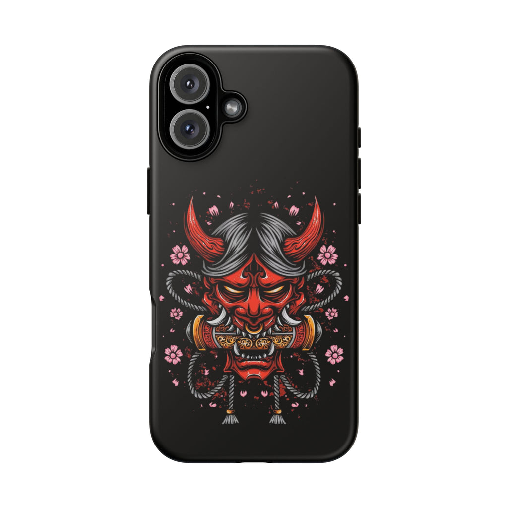 Tough Cases: Fierce Demon Phone Case, Edgy Phone Cover, Protect Your Device, Gift for Anime Fans, Unique Artwork Case