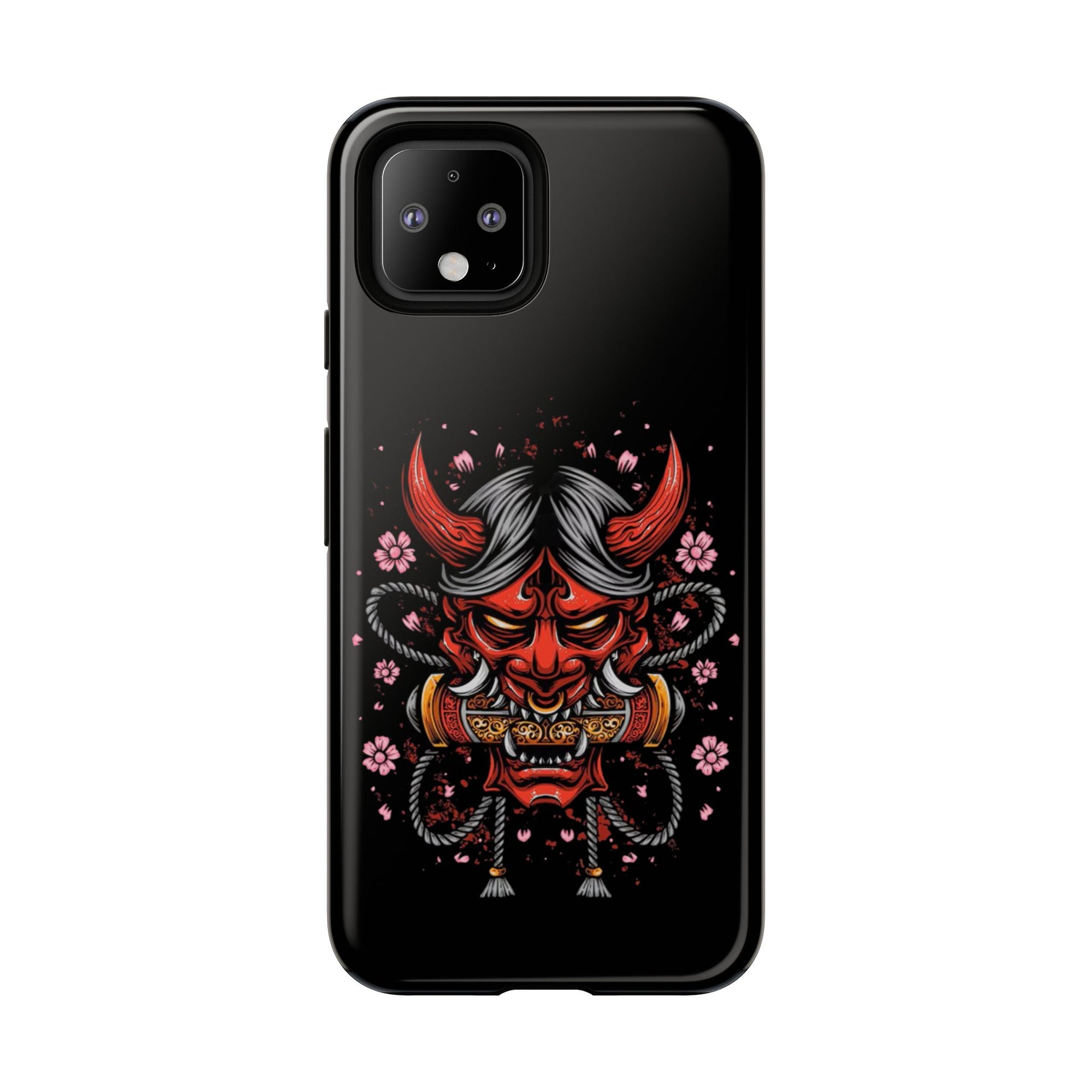 Tough Cases: Fierce Demon Phone Case, Edgy Phone Cover, Protect Your Device, Gift for Anime Fans, Unique Artwork Case