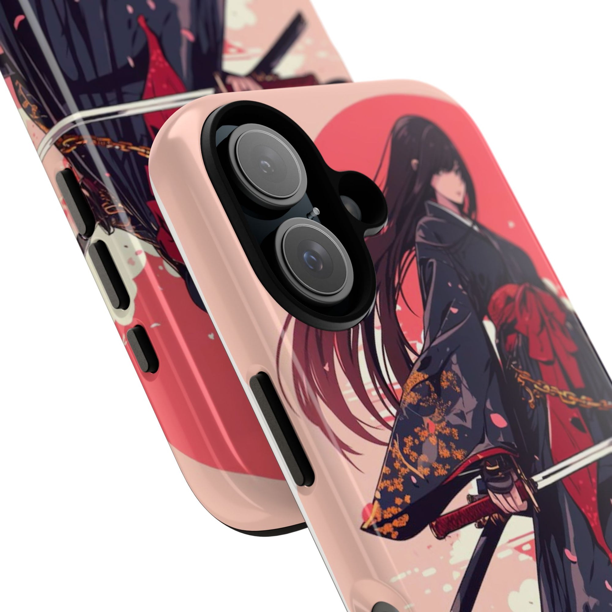 Stylish Phone Case with Warrior Design, Tough Phone Cover for Anime Lovers, Gift for Gamers, Cute Phone Accessories, Unique Tech Gifts