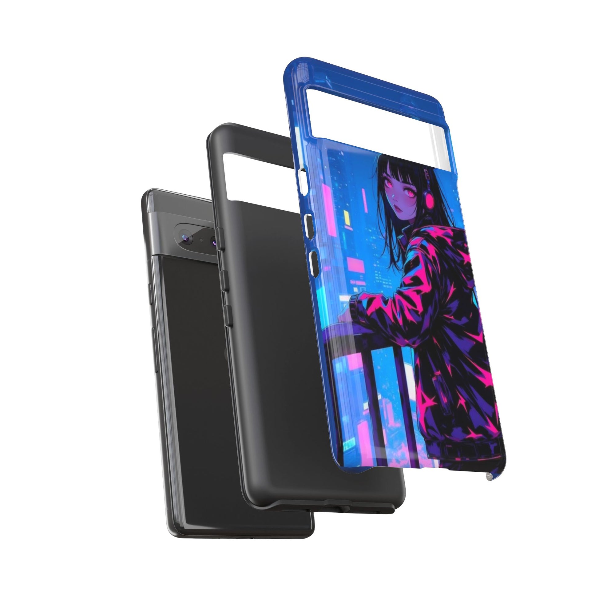 Futuristic Phone Case, Cyberpunk Aesthetic, Tough Phone Cover, Urban Style, Gift for Tech Lovers, Unique Phone Accessories, Streetwear [...]