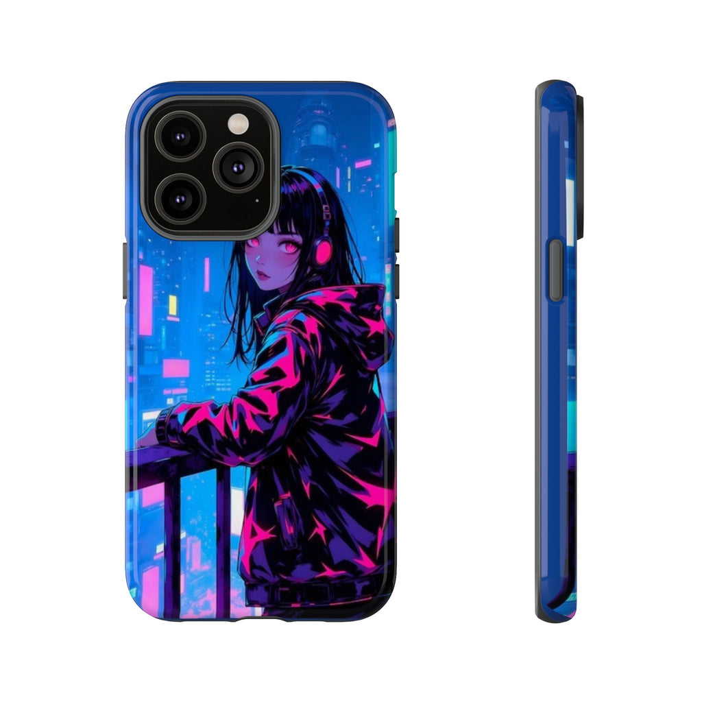 Futuristic Phone Case, Cyberpunk Aesthetic, Tough Phone Cover, Urban Style, Gift for Tech Lovers, Unique Phone Accessories, Streetwear [...]