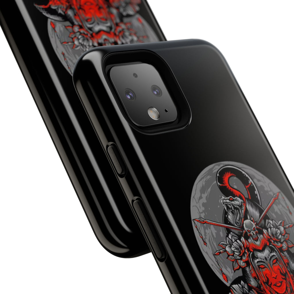 Tough Cases for iPhone, Dragon & Warrior Design, Durable Phone Protection, Perfect Gift for Tech Lovers, Unique Gifting