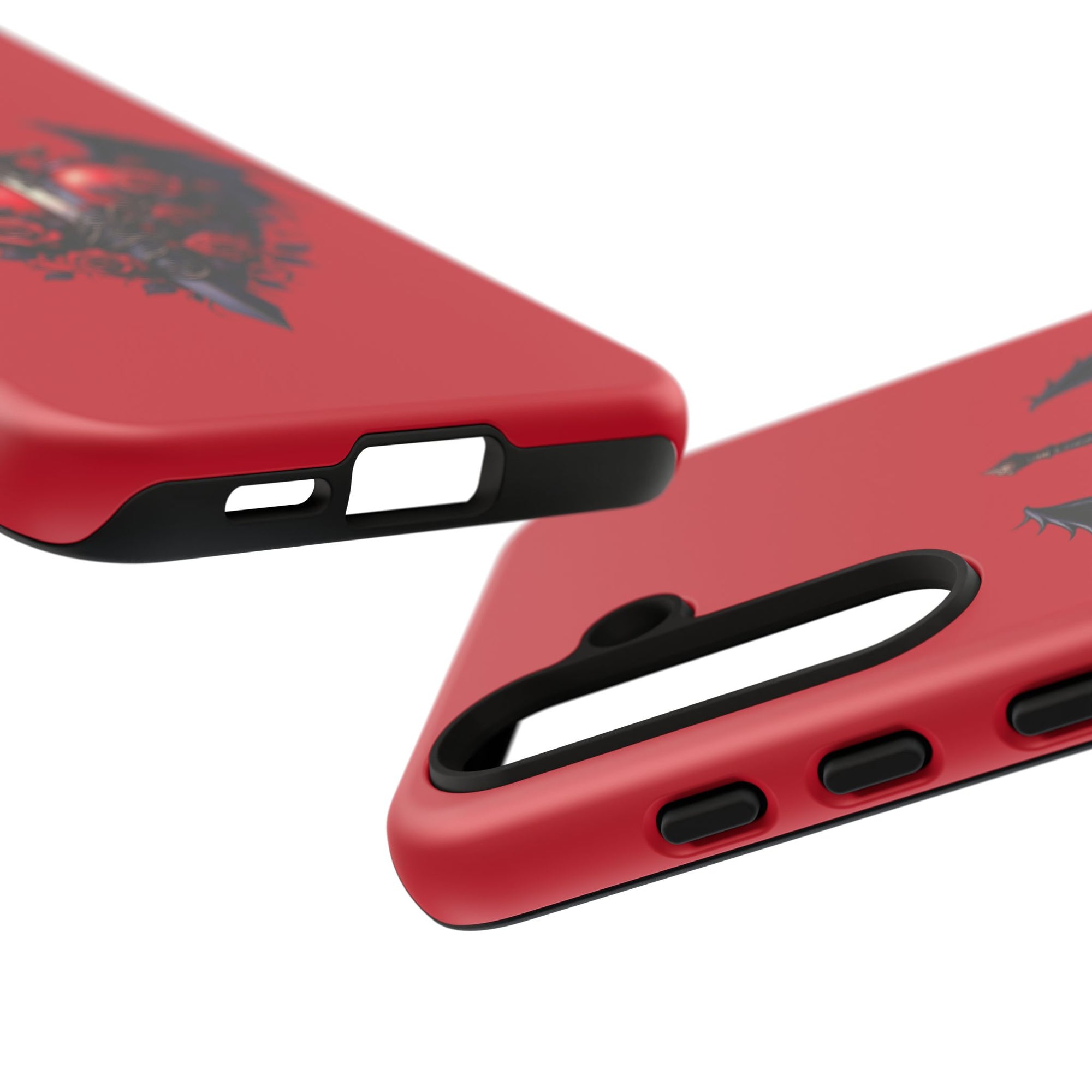 Tough Cases - Gothic Heart Phone Case, Edgy Accessories for Him, Unique Gifts for Her, Valentine's Day, Birthday, Artsy Phone Cover