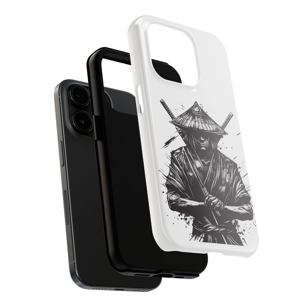 Samurai Tough Phone Cases, Rugged Smartphone Accessories, Durable Covers for Men, Unique Gifts for Him, Japanese Warrior Design
