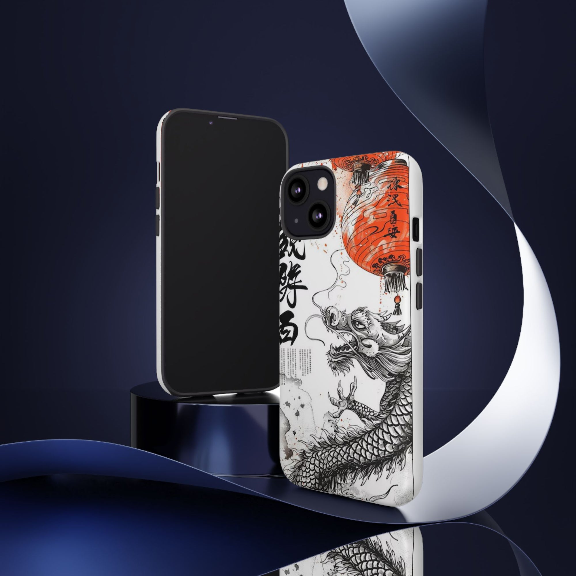 Dragon Design Phone Case, Tough Cases with Chinese Art for Unique Style, Gift for Art Lovers, Phone Protection, Trendy Accessories