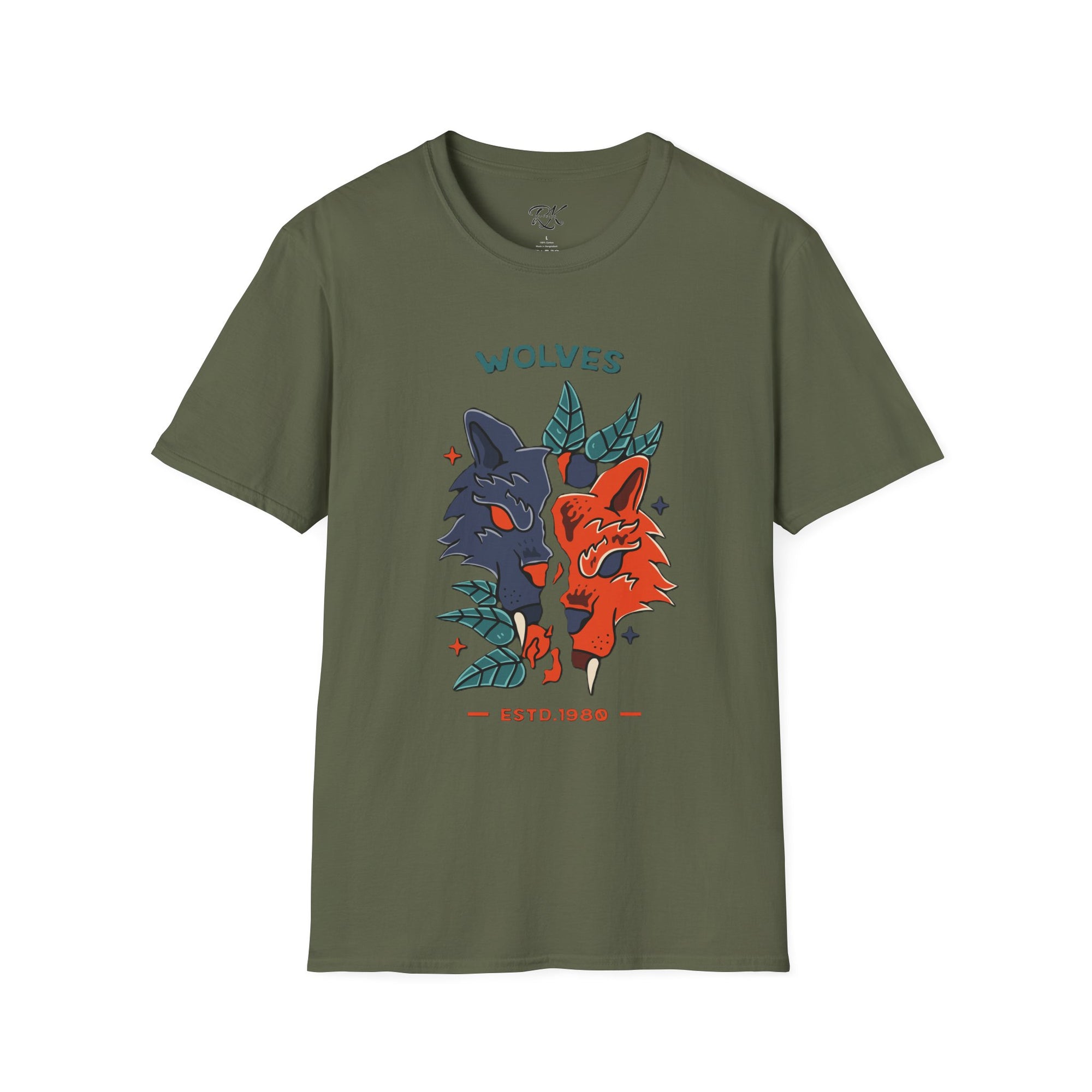 Wolf Graphic Unisex T-Shirt, Nature Lovers Tee, Gift for Animal Enthusiasts, Casual Wear, Eco-Friendly Fashion