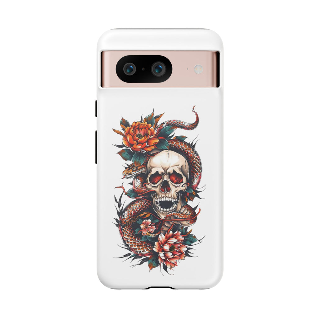 Tough Cases: Skull and Snake Phone Cases, Edgy Accessories, Alternative Fashion, Quirky Gift Ideas, Gothic Style
