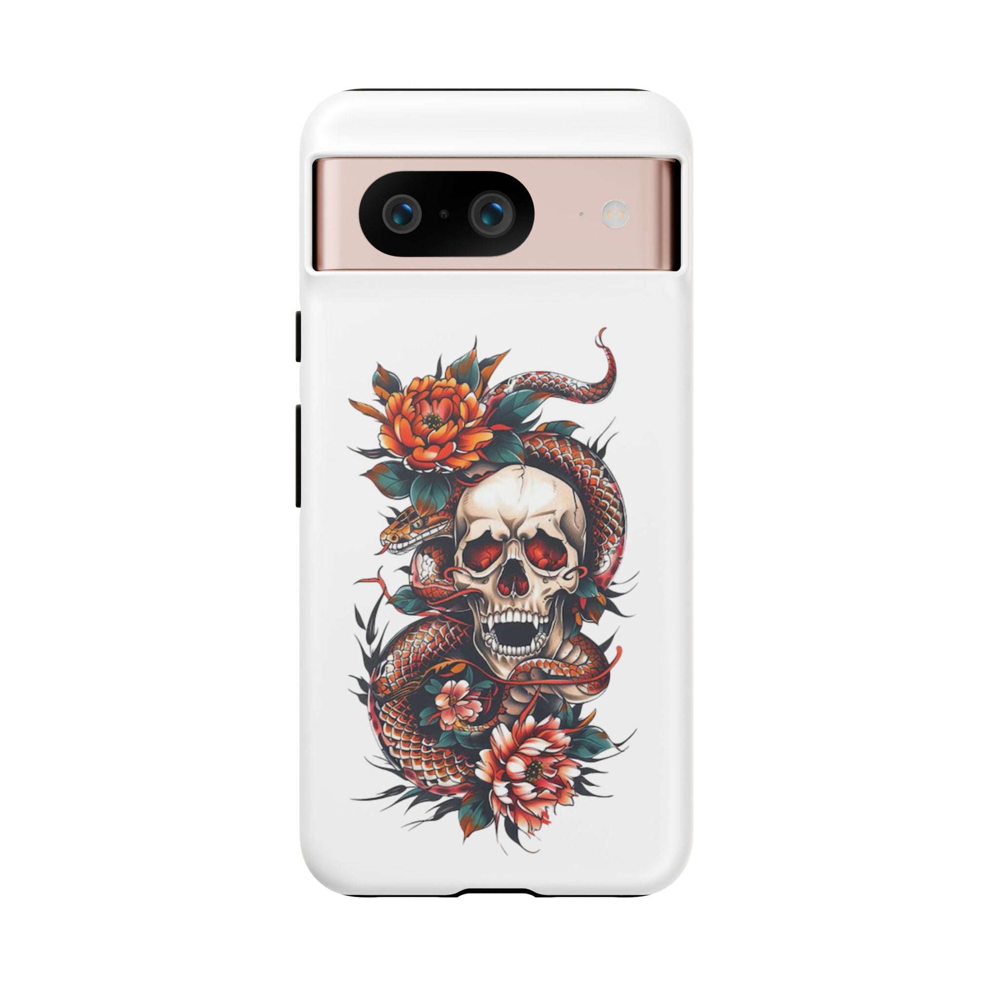 Tough Cases: Skull and Snake Phone Cases, Edgy Accessories, Alternative Fashion, Quirky Gift Ideas, Gothic Style