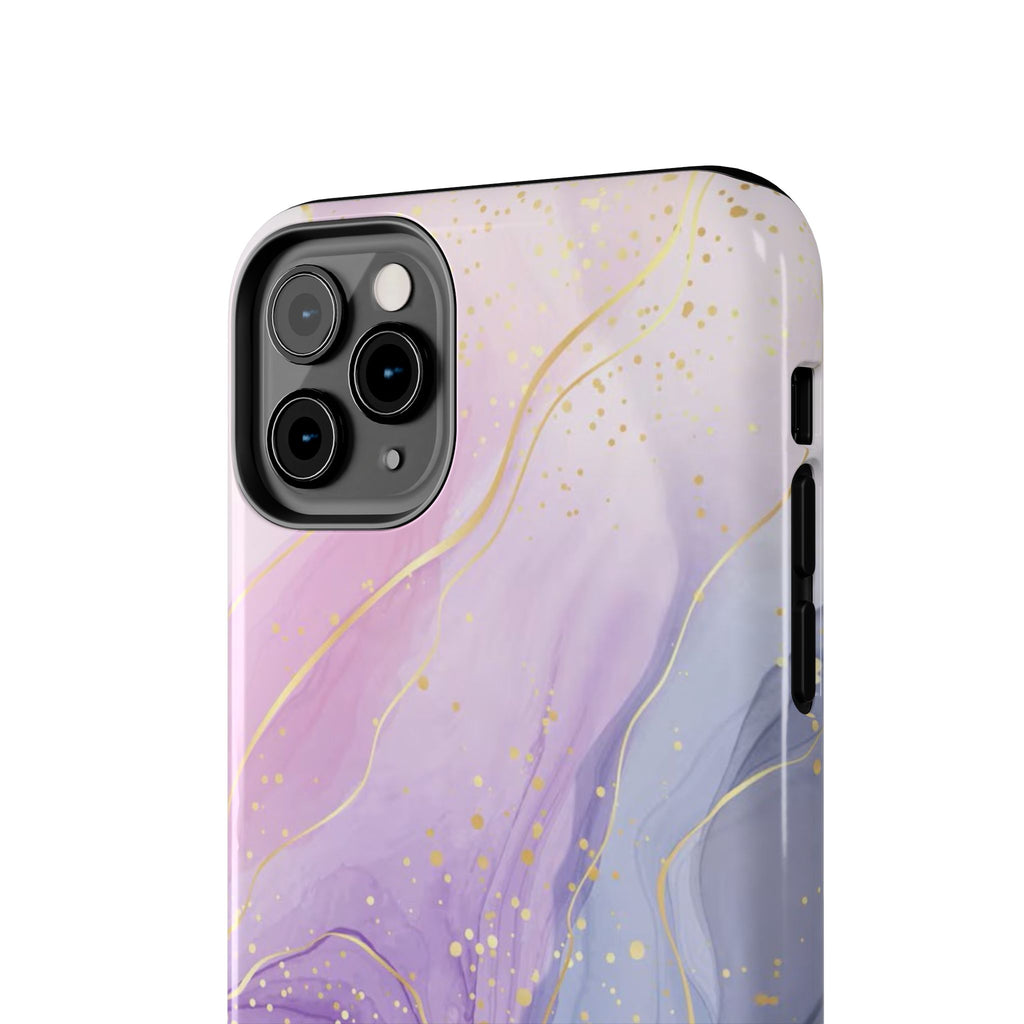 Elegant Abstract Tough Phone Cases for Stylish Protection, Gift for Her, Phone Accessories, Lavender Marble Design, Phone Cover for [...]