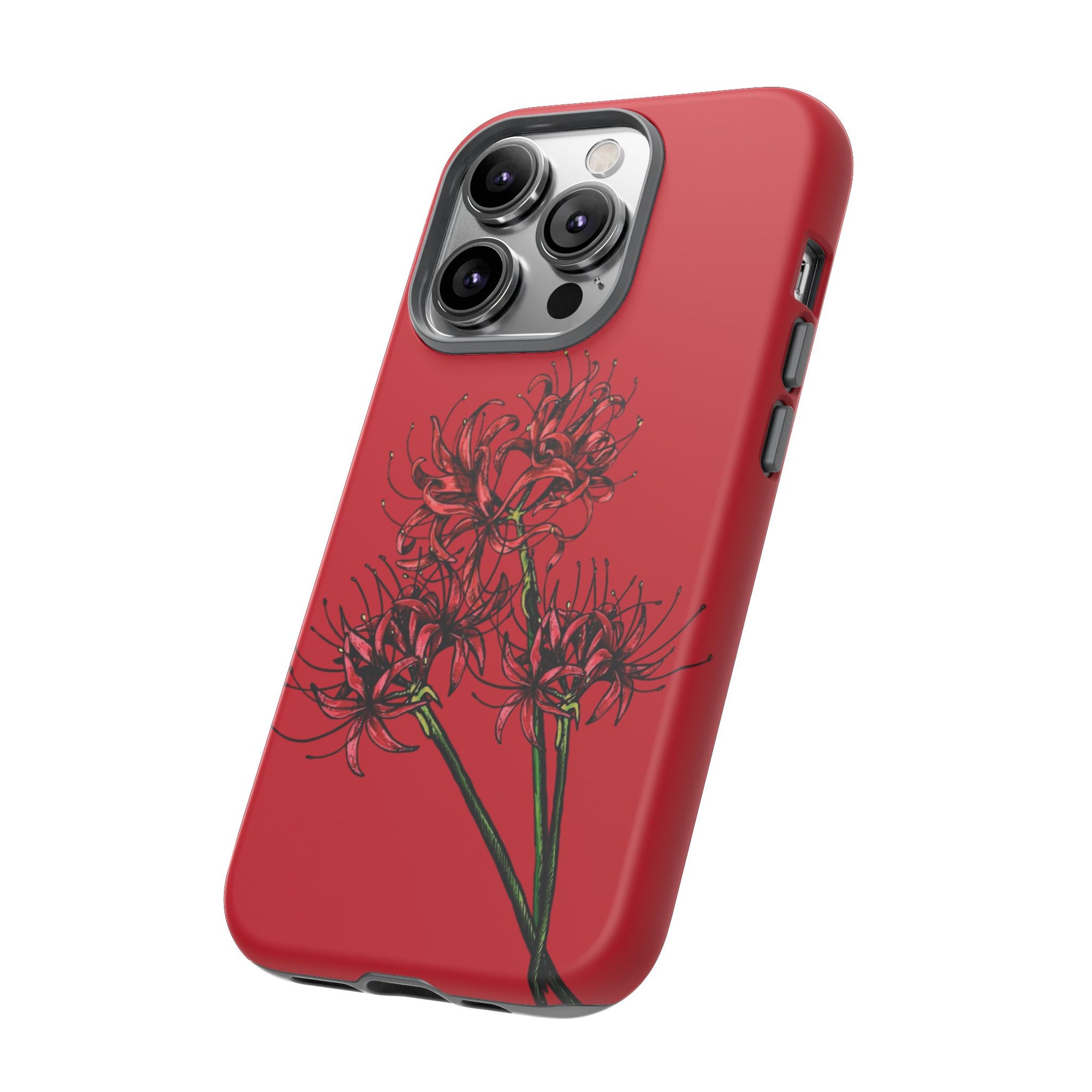 Floral Phone Case, Cute Durable Case for Plants Lovers, Stylish Tech Accessories, Gift for Her, Autumn Decor
