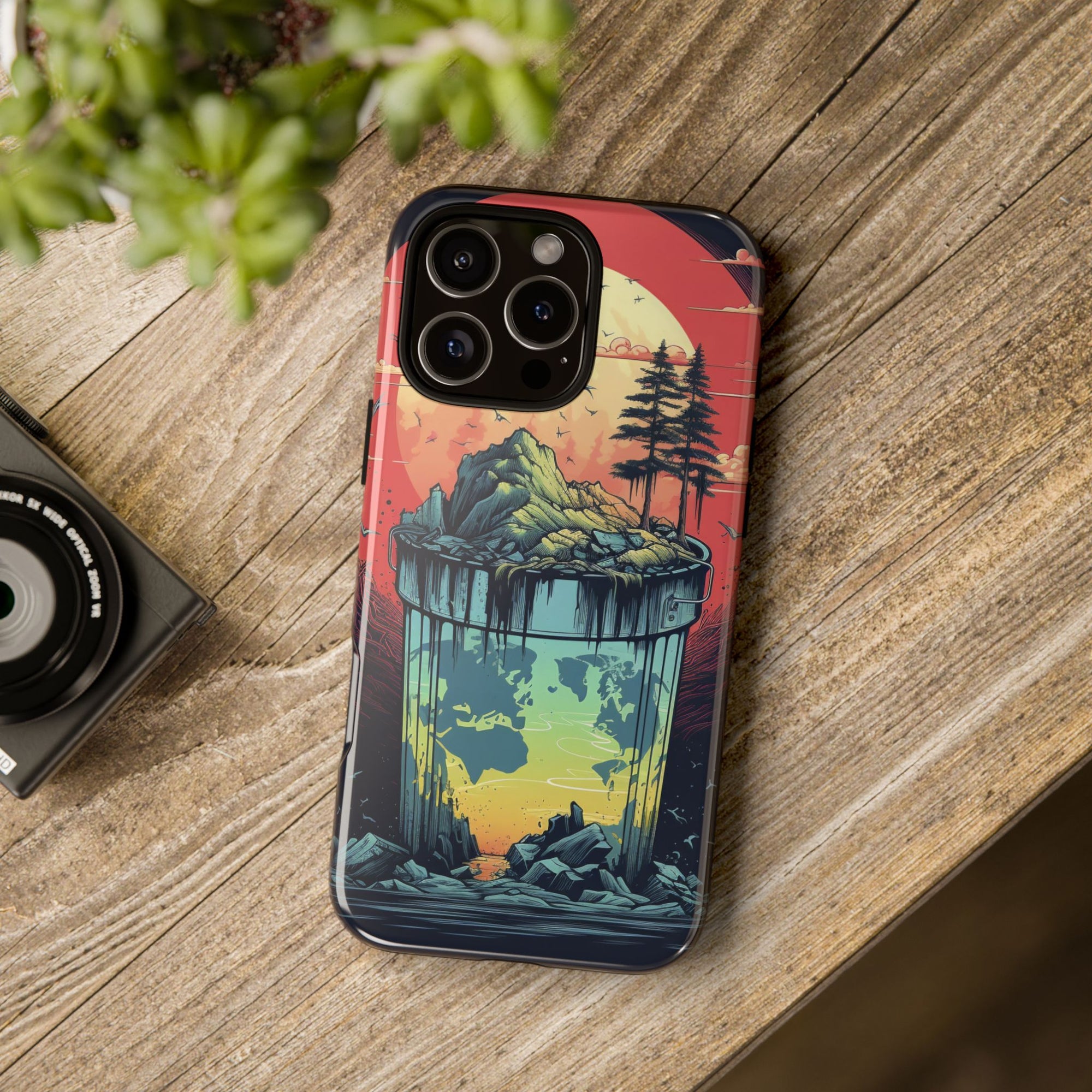 Vibrant Nature-Themed Phone Case, Tough Cases for Adventurers, Eco-Friendly, Trendy Phone Accessory, Great Gift for Nature Lovers