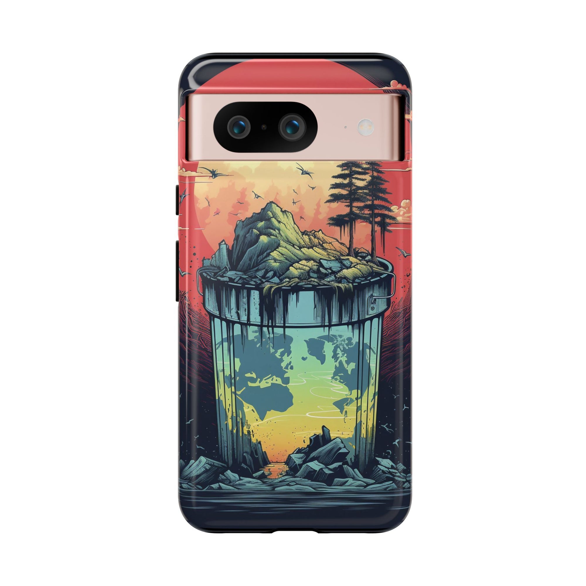 Vibrant Nature-Themed Phone Case, Tough Cases for Adventurers, Eco-Friendly, Trendy Phone Accessory, Great Gift for Nature Lovers