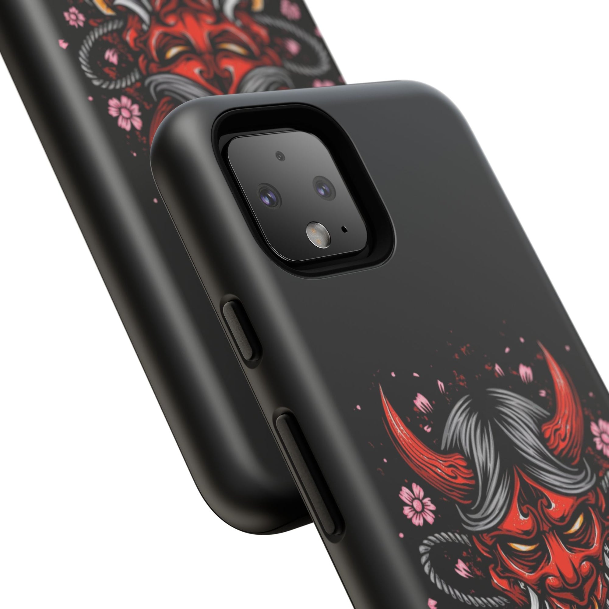 Tough Cases: Fierce Demon Phone Case, Edgy Phone Cover, Protect Your Device, Gift for Anime Fans, Unique Artwork Case