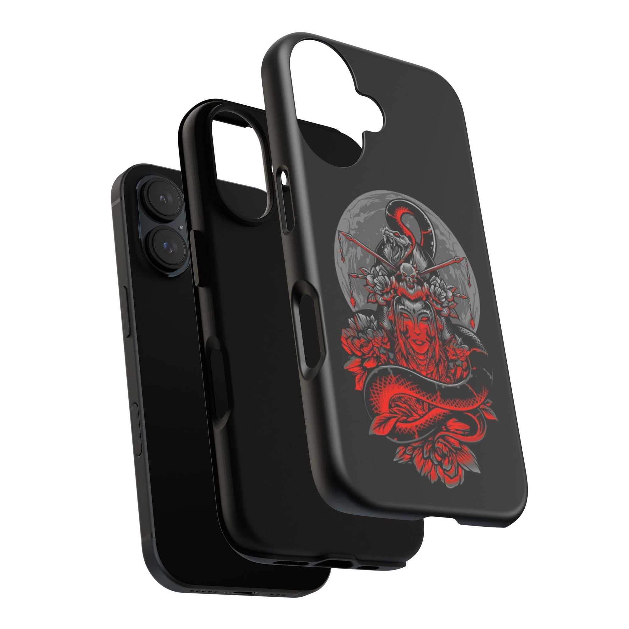 Tough Cases for iPhone, Dragon & Warrior Design, Durable Phone Protection, Perfect Gift for Tech Lovers, Unique Gifting