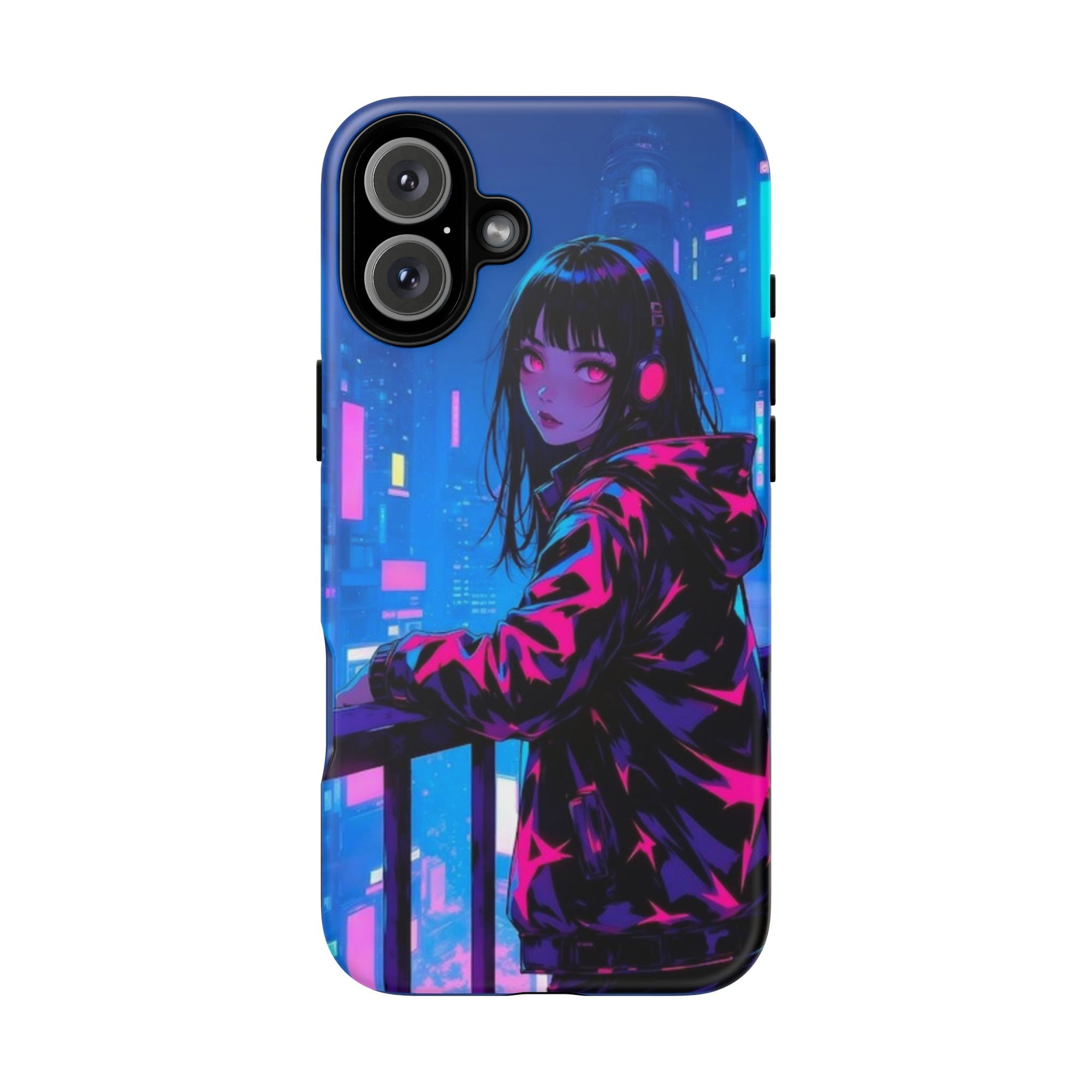 Futuristic Phone Case, Cyberpunk Aesthetic, Tough Phone Cover, Urban Style, Gift for Tech Lovers, Unique Phone Accessories, Streetwear [...]