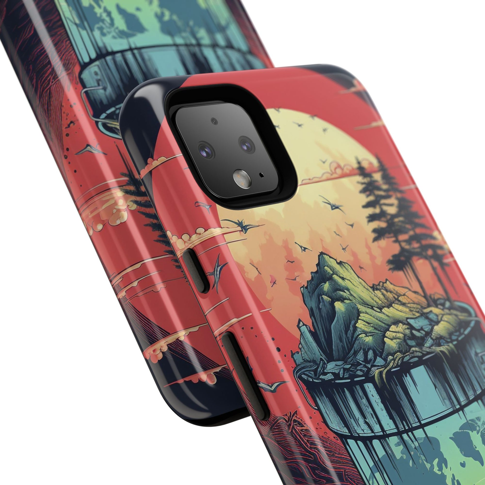 Vibrant Nature-Themed Phone Case, Tough Cases for Adventurers, Eco-Friendly, Trendy Phone Accessory, Great Gift for Nature Lovers