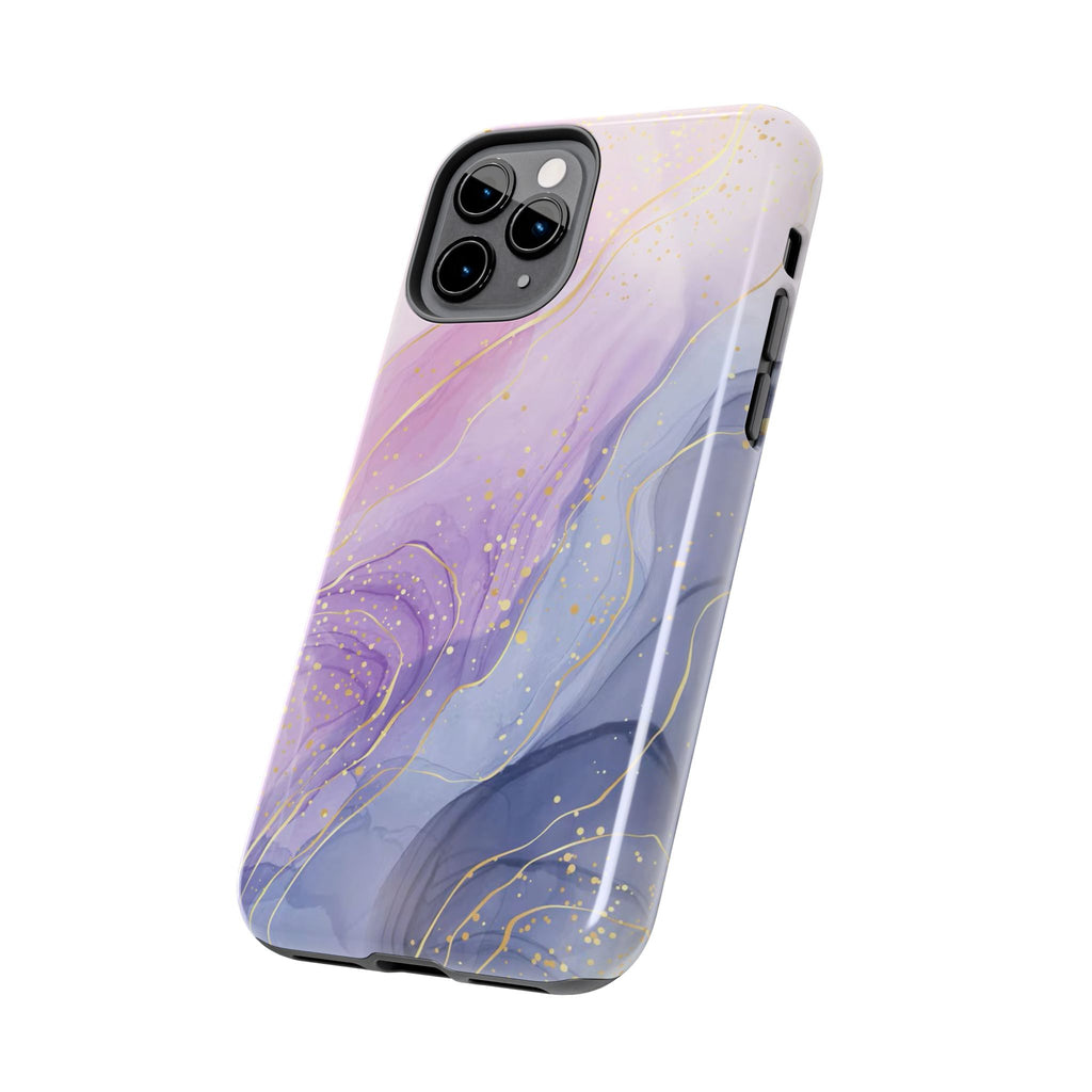 Elegant Abstract Tough Phone Cases for Stylish Protection, Gift for Her, Phone Accessories, Lavender Marble Design, Phone Cover for [...]