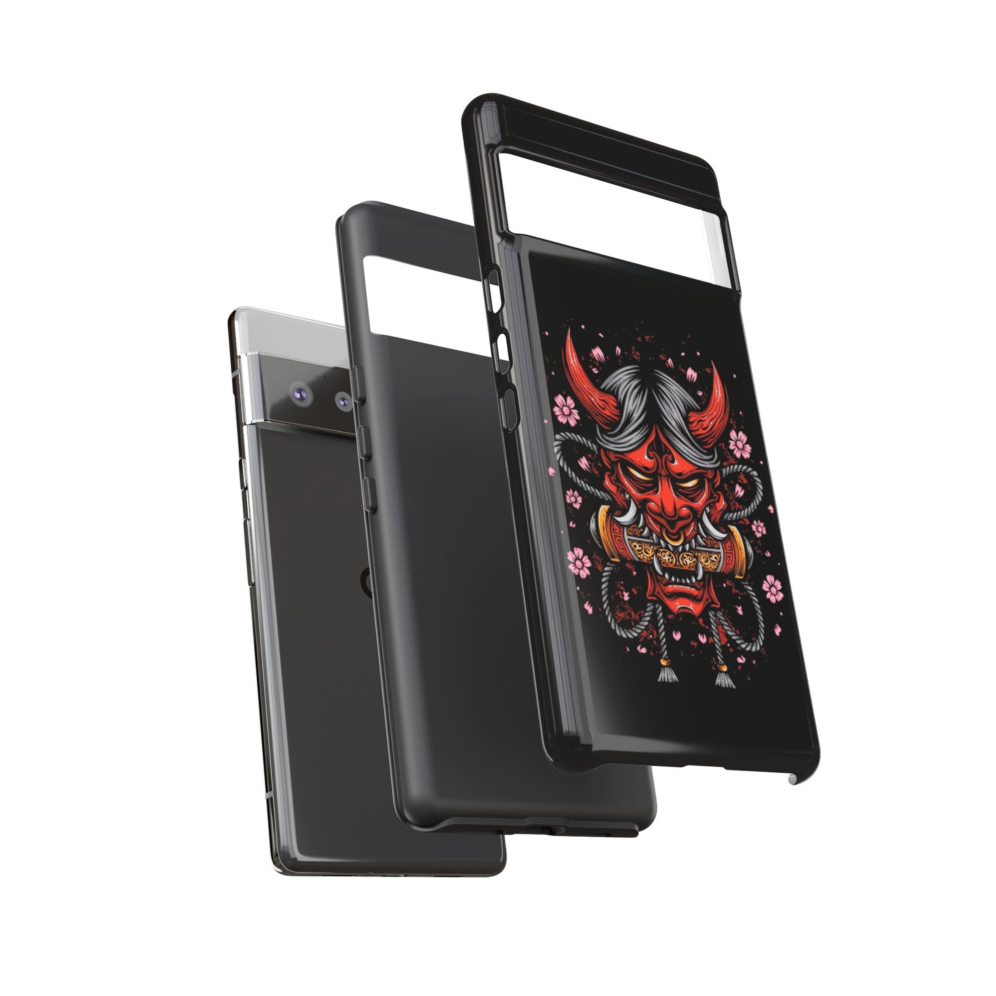 Tough Cases: Fierce Demon Phone Case, Edgy Phone Cover, Protect Your Device, Gift for Anime Fans, Unique Artwork Case