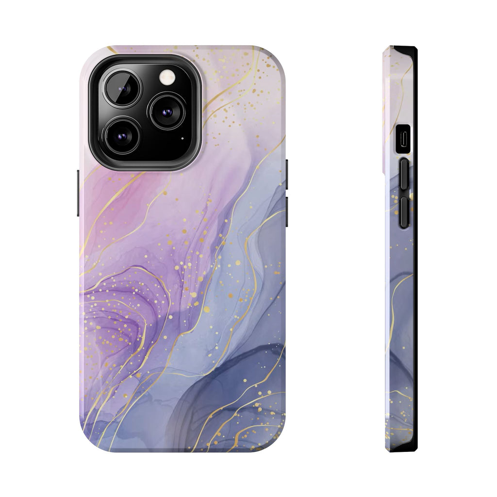 Elegant Abstract Tough Phone Cases for Stylish Protection, Gift for Her, Phone Accessories, Lavender Marble Design, Phone Cover for [...]