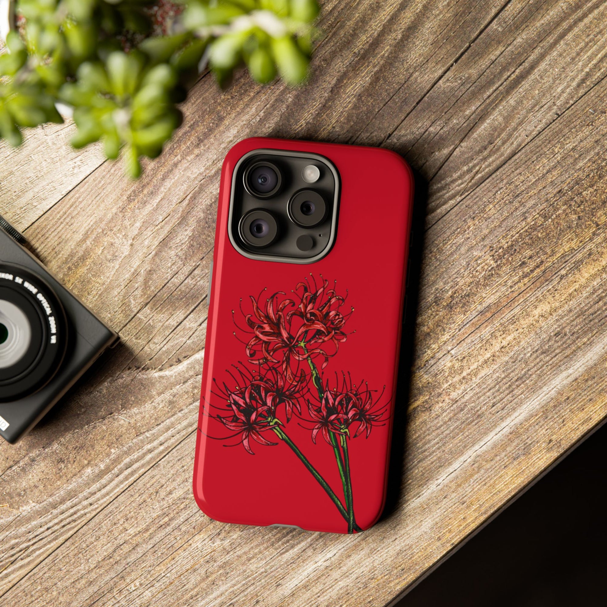 Floral Phone Case, Cute Durable Case for Plants Lovers, Stylish Tech Accessories, Gift for Her, Autumn Decor