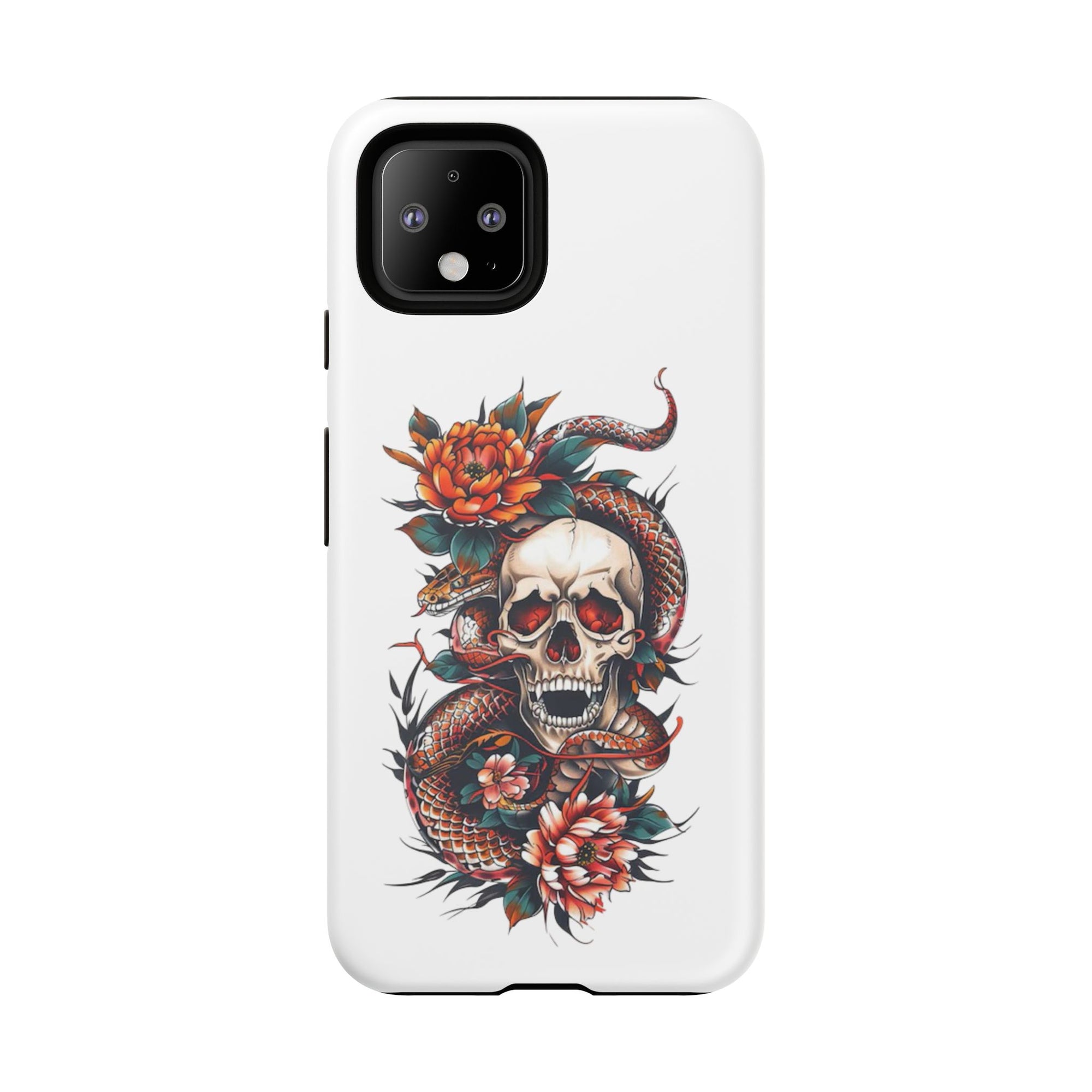 Tough Cases: Skull and Snake Phone Cases, Edgy Accessories, Alternative Fashion, Quirky Gift Ideas, Gothic Style